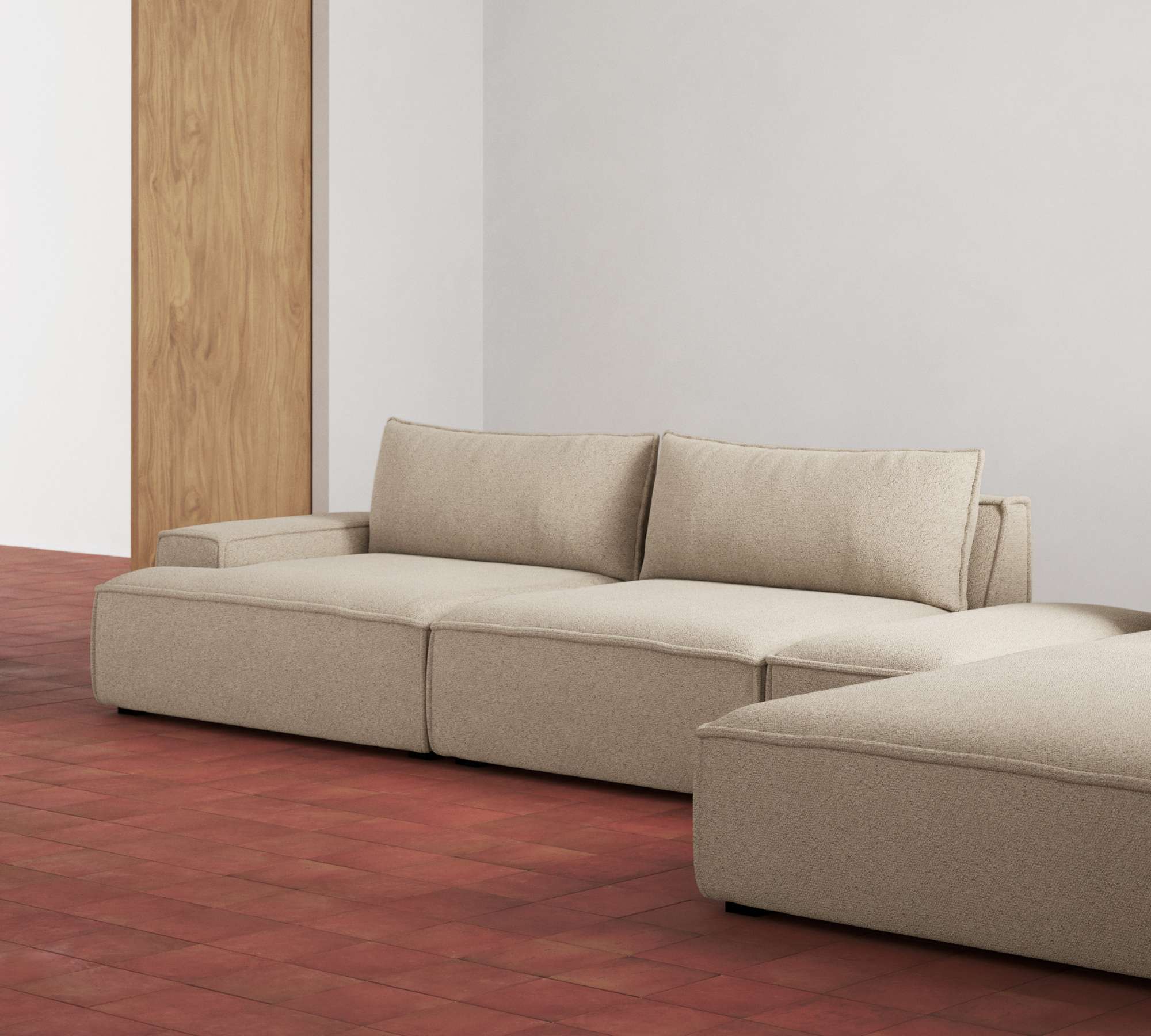 Daphne 1-Sitzer Modul Rechts Pasha Dune