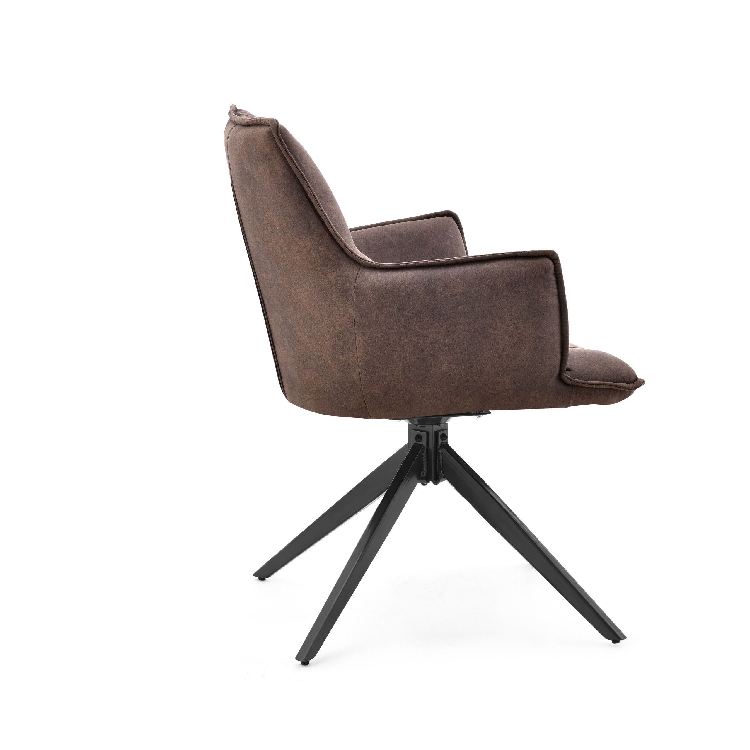 Tavaro Dining Chair Fabric Brown