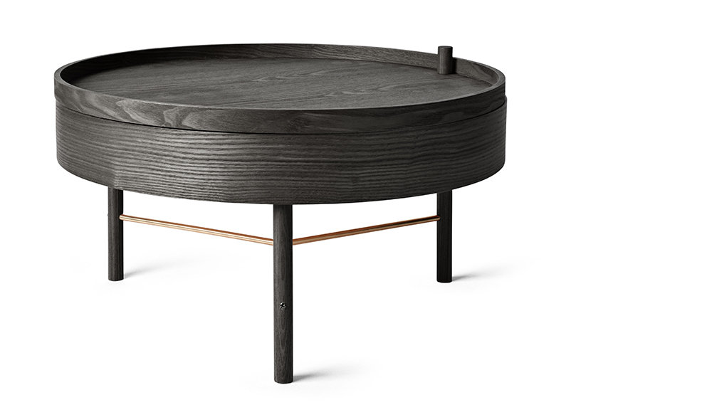 Turning Coffee Table Schwarz