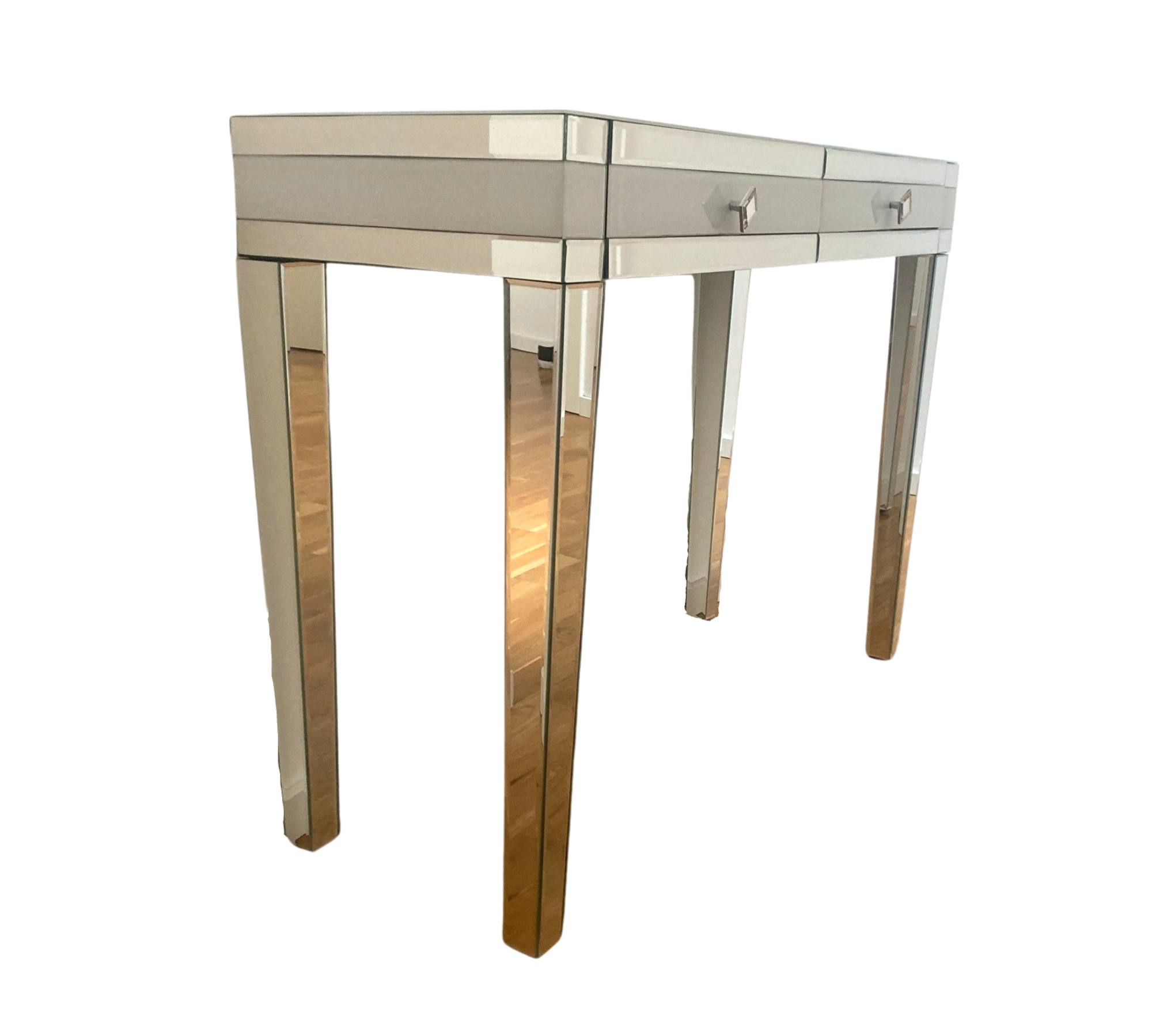 Sideboard Verspiegelt Glas Weiß