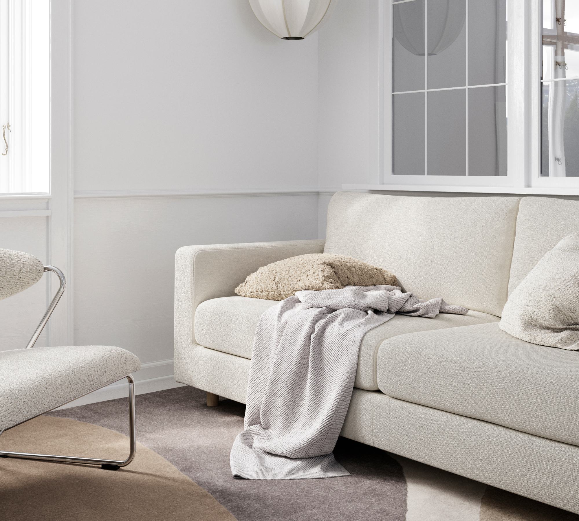 Dylan Sofa 3-Sitzer Mark Sand