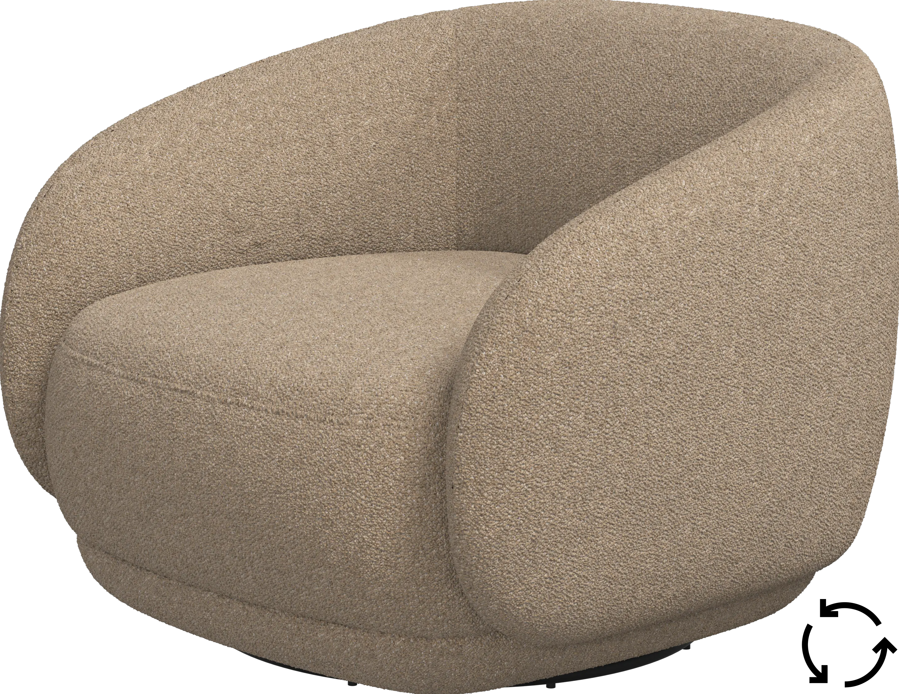 Bolzano Sessel Drehbar Lazio Braun 3096