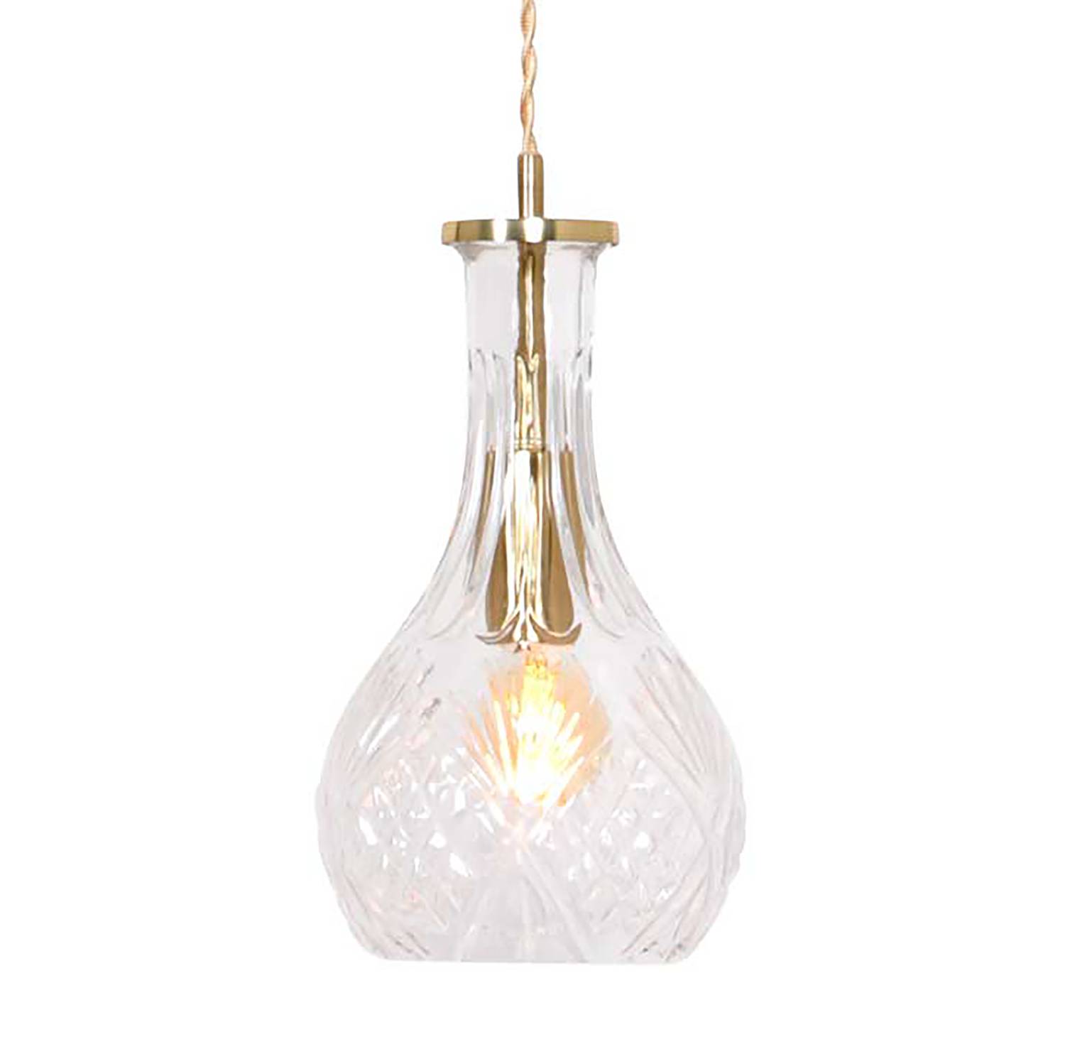 Pendelleuchte Grazioglass Gold