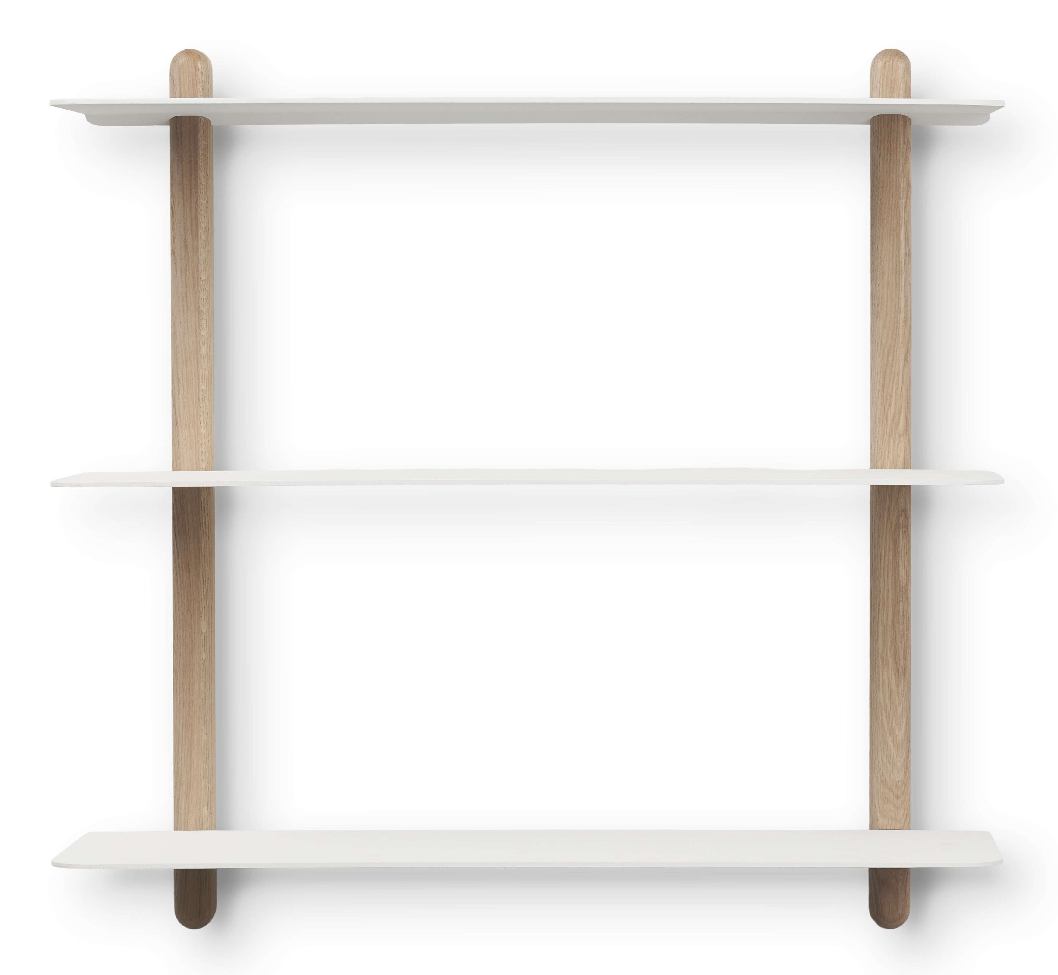 Nivo LargeA Regal Holz AluminiumBraun