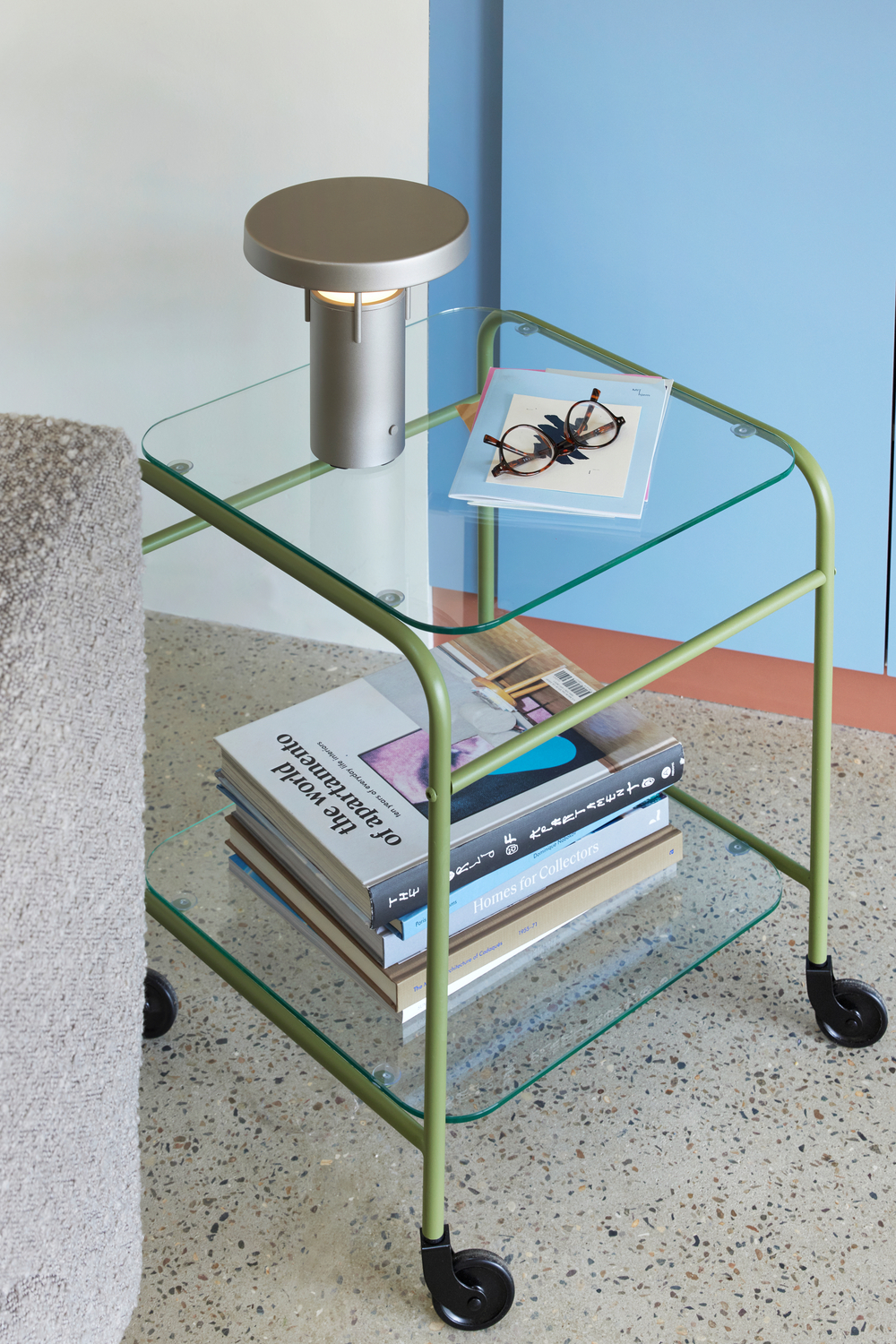 Zephyr Serving Trolley Green