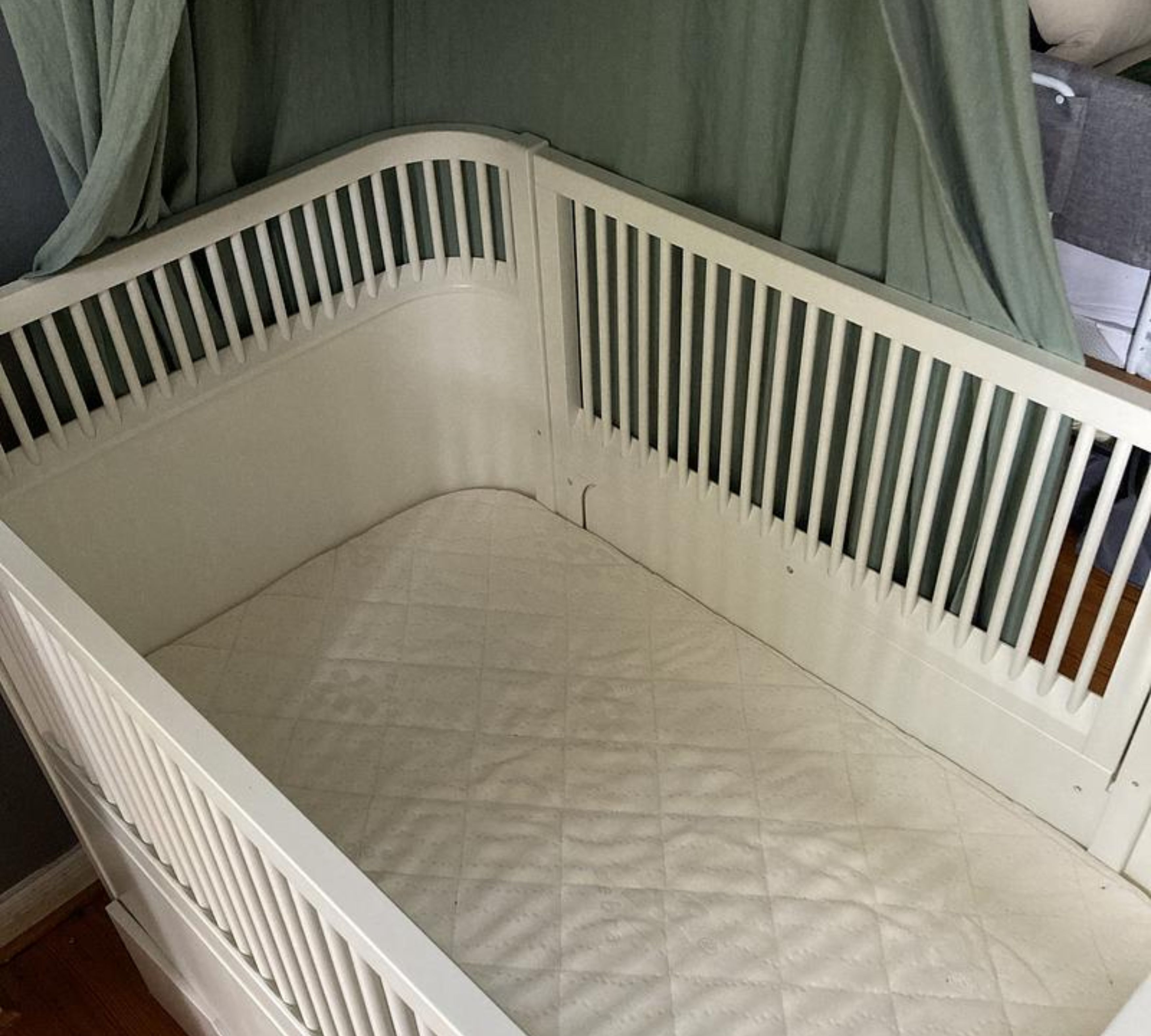 Sebra Baby-&amp; Juniorbett Classic Weiß FSC™