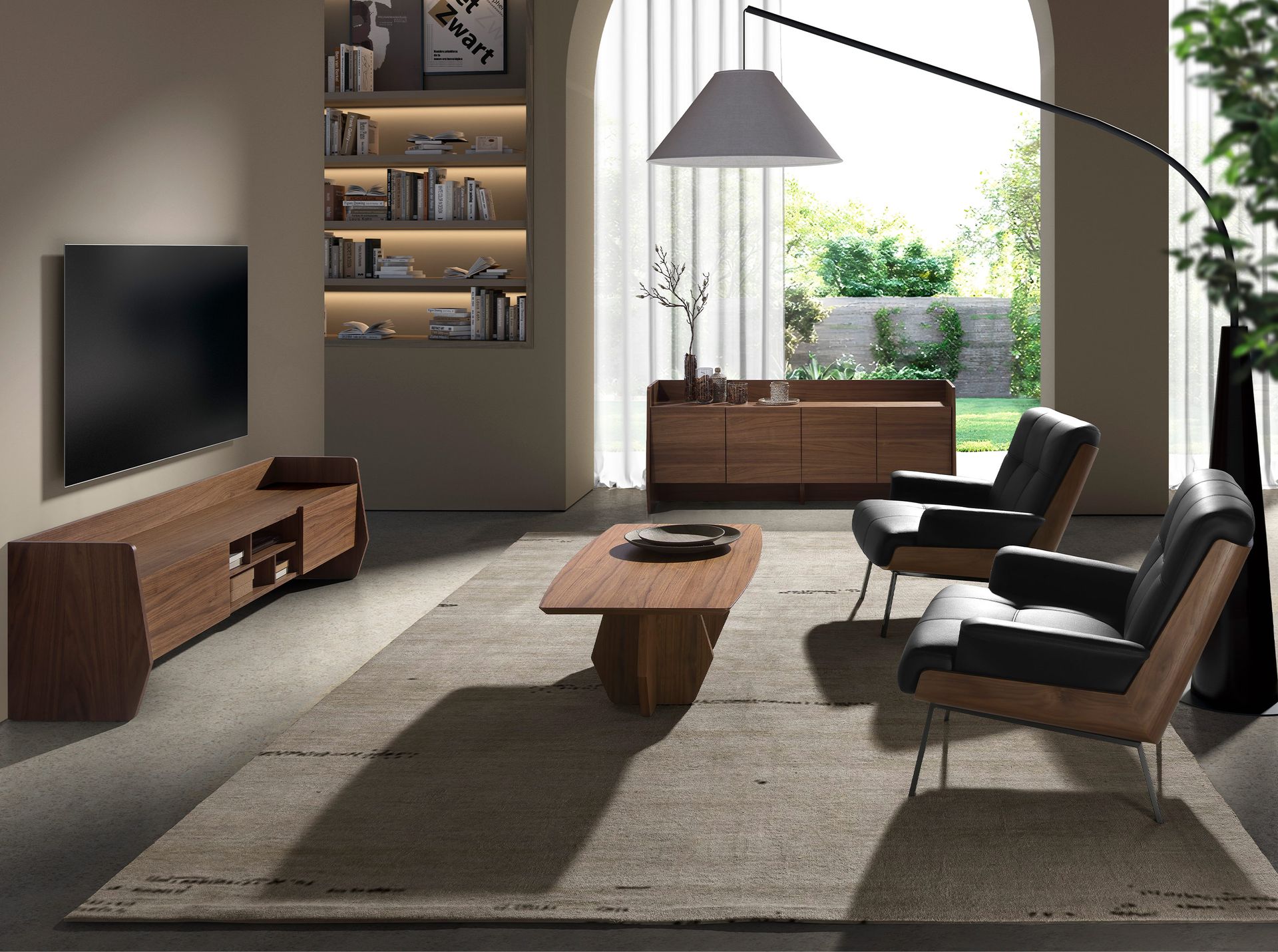 TV-Lowboard Braun