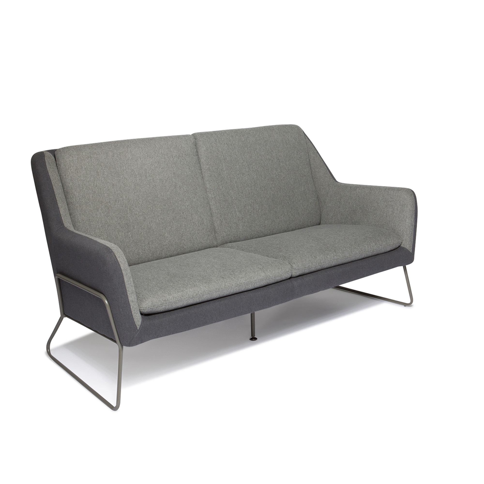 LAGUN 3-Sitzer Sofa Stoff Grau