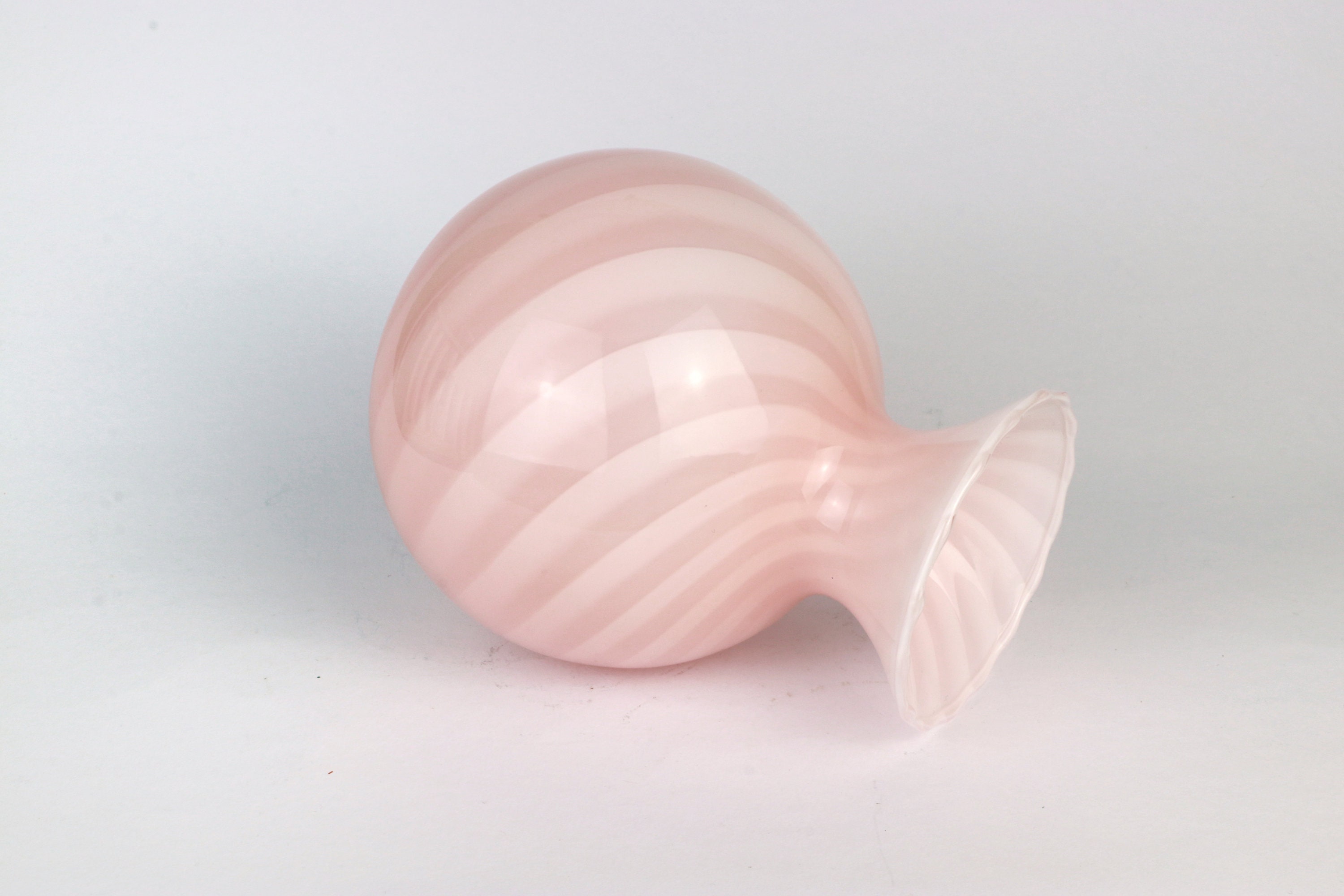 Vintage Vase Muranoglas Rosa 1950er Jahre