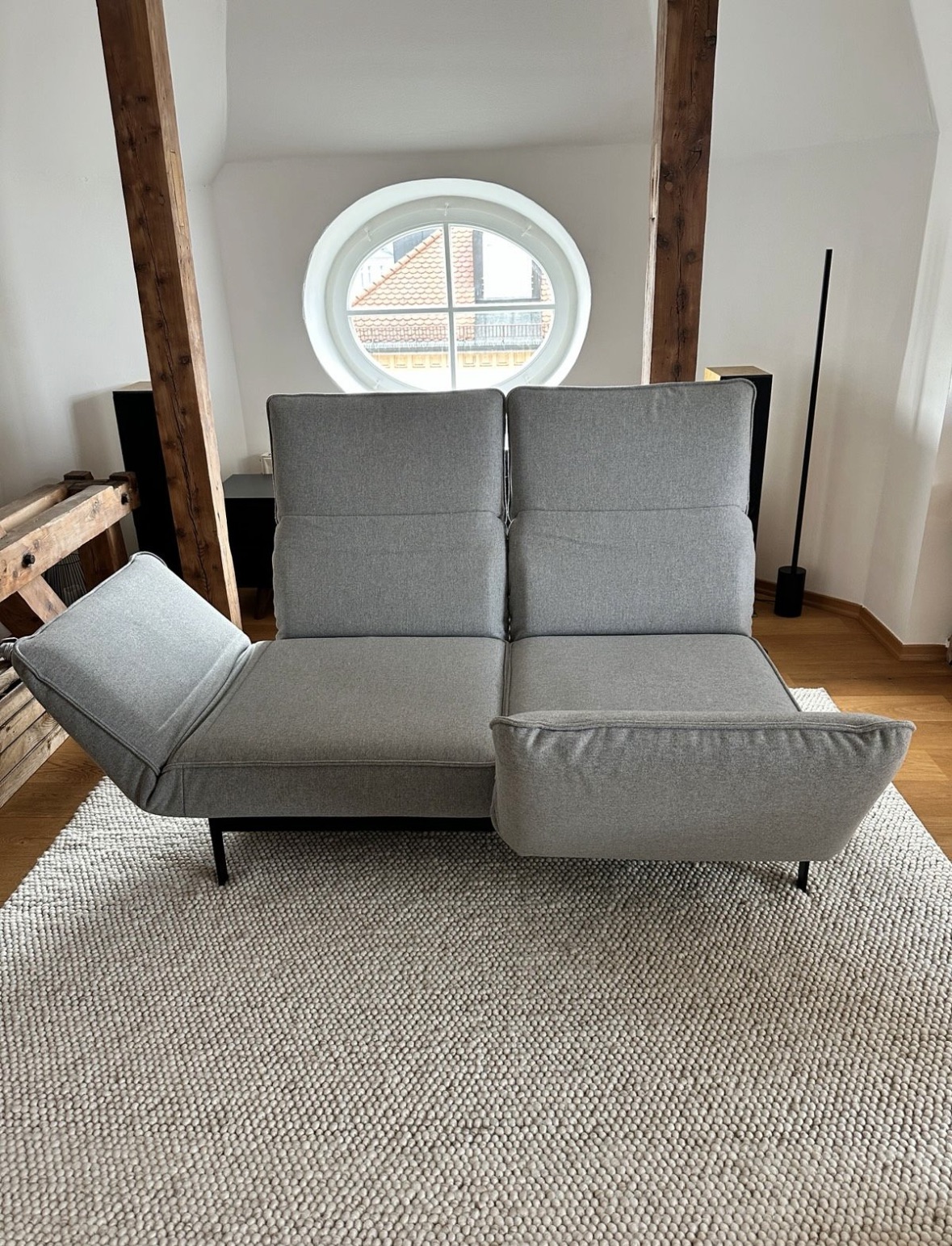 Mera Sofa 2-Sitzer Grau