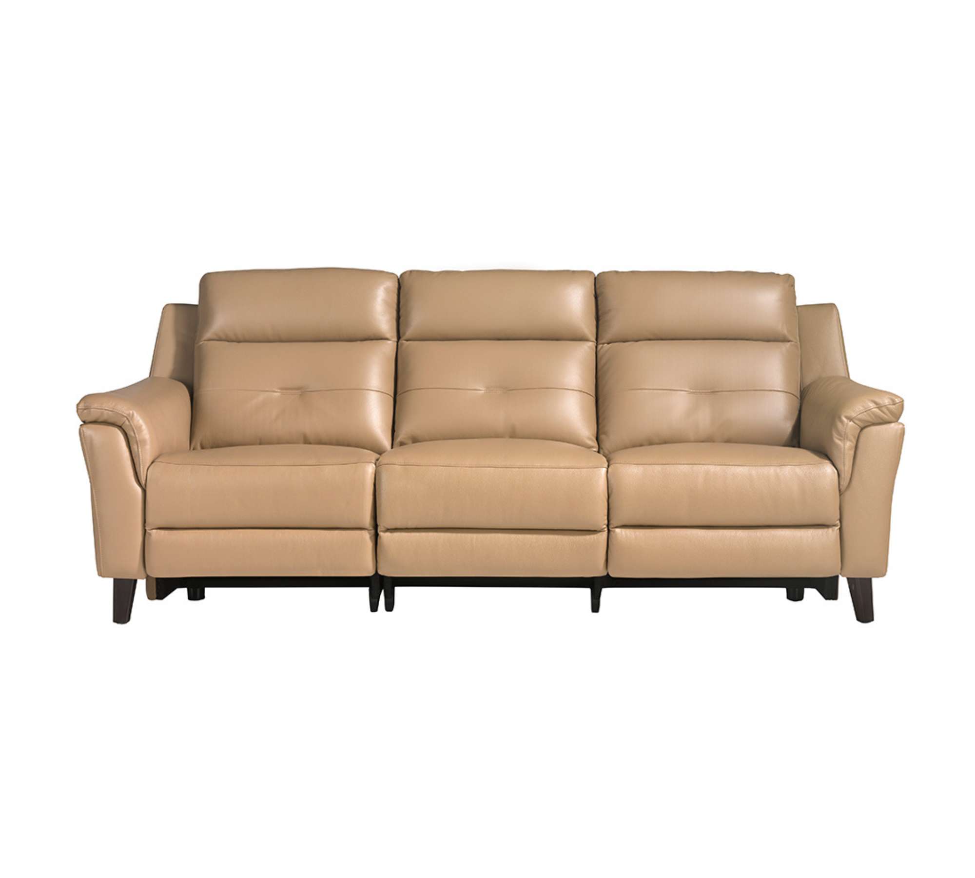 Sofa 3-Sitzer Leder Braun