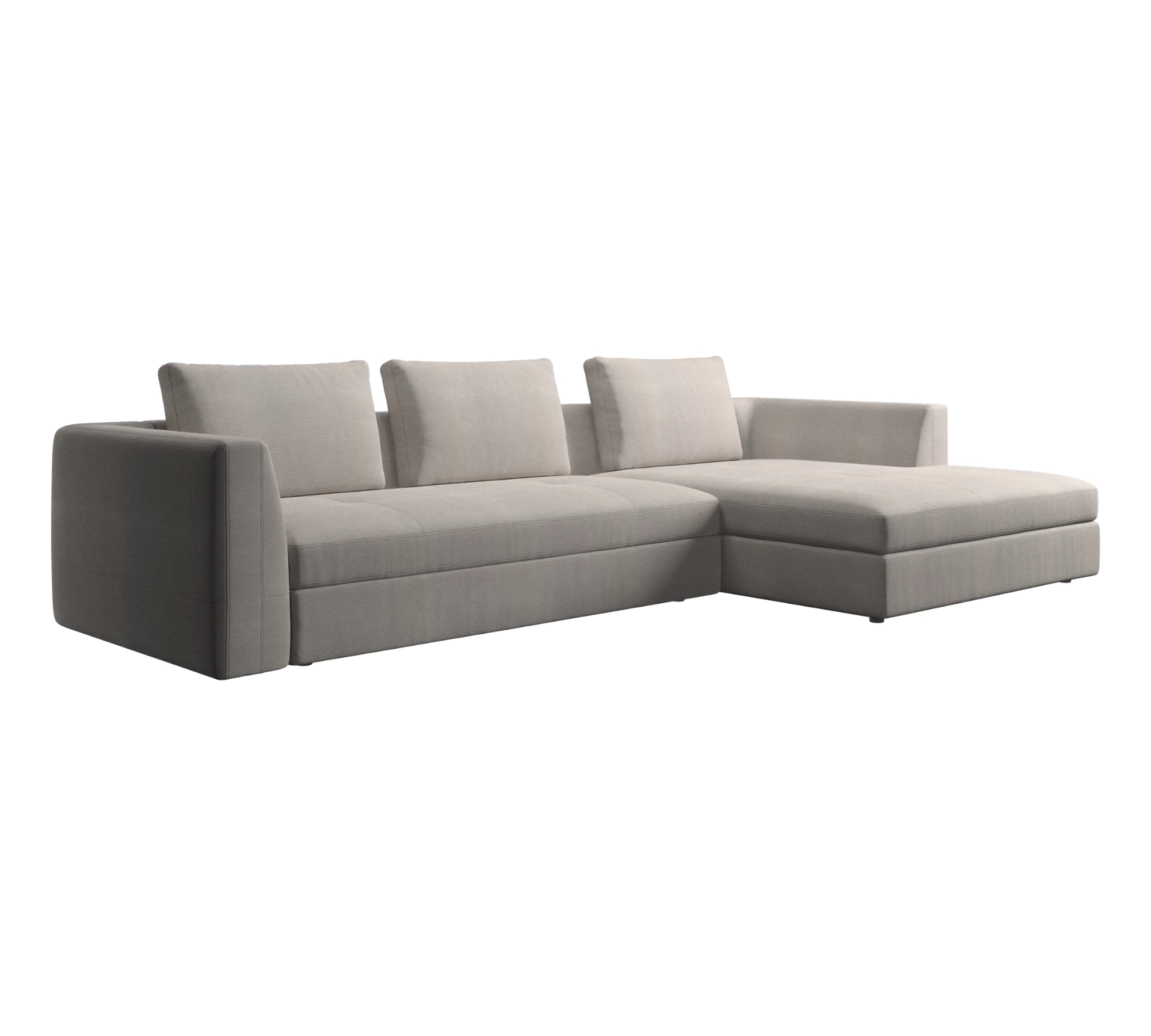 Bergamo Sofa Récamiere Rechts Beige