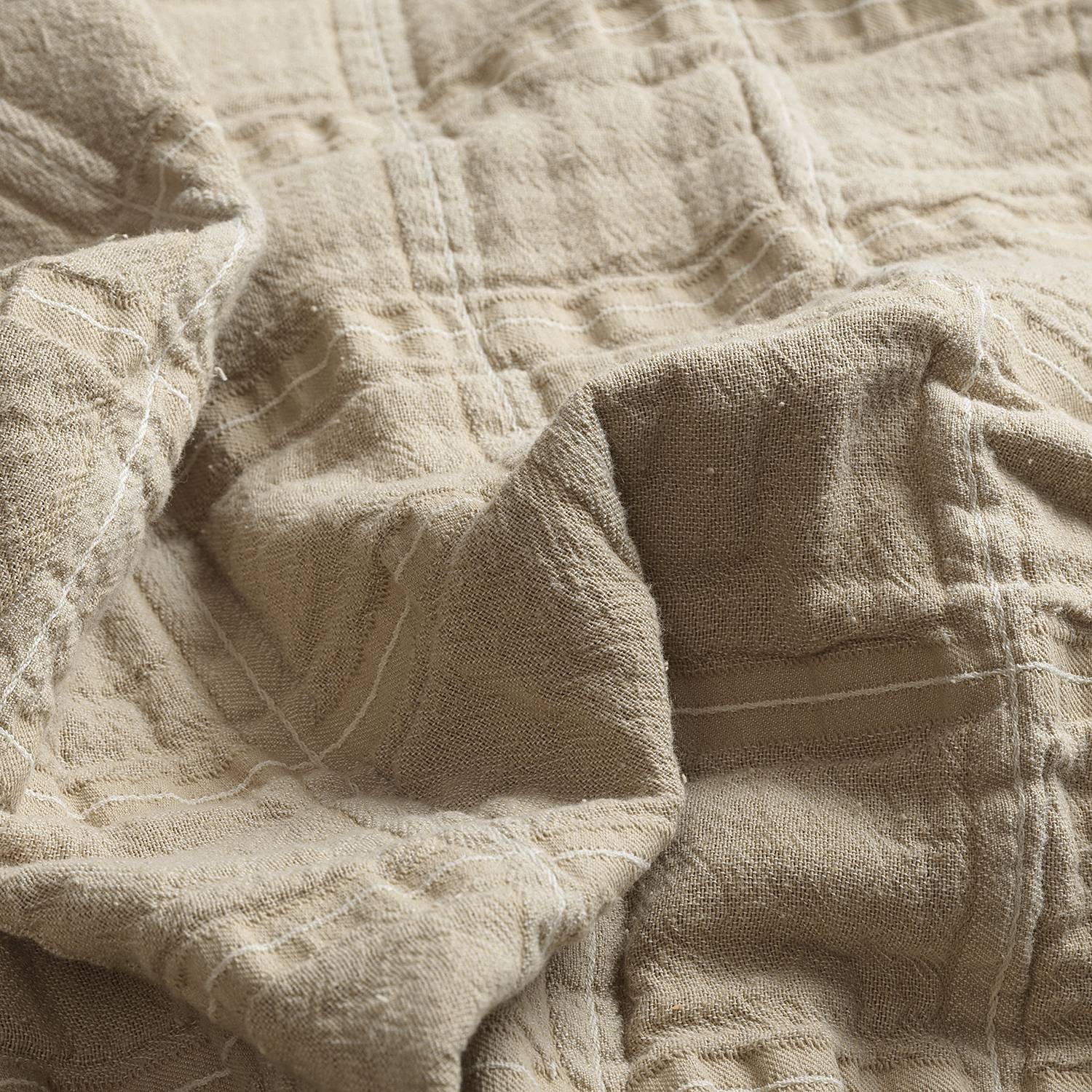 Delight Tagesdecke Baumwolle Sand 220x240cm