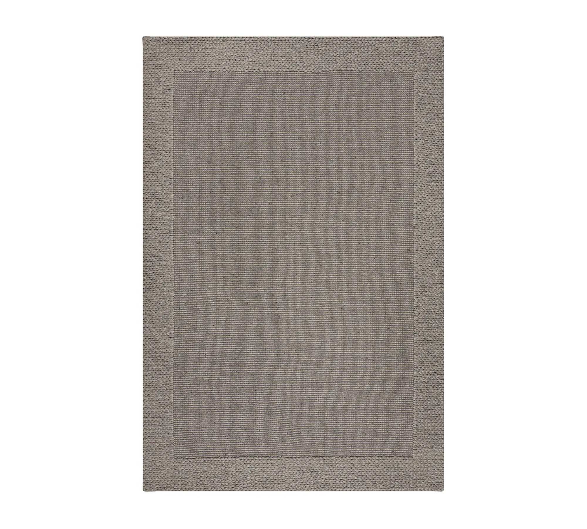 Rug Carpet Wool Grey 160 x 230 cm