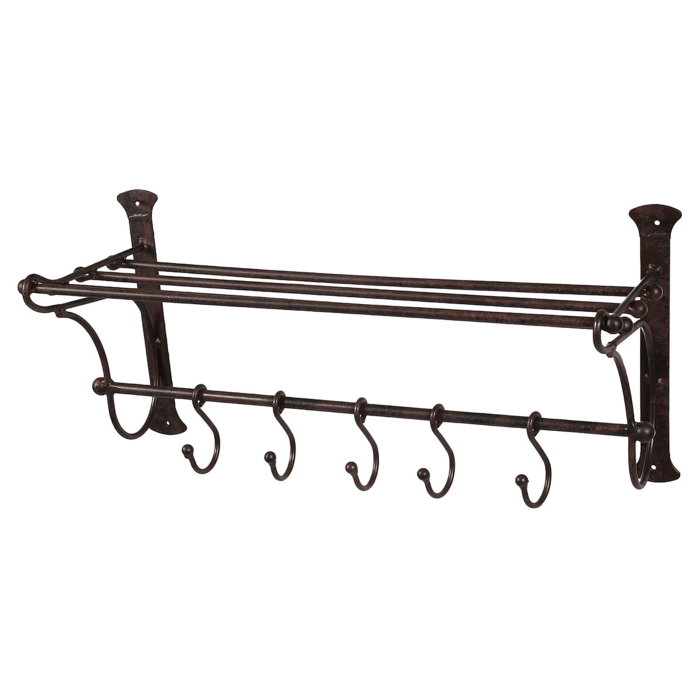 Coat Rack Mehak Iron Brown