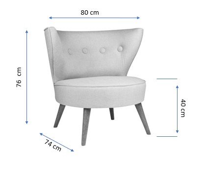 Riverhead Sessel Indigo Blau