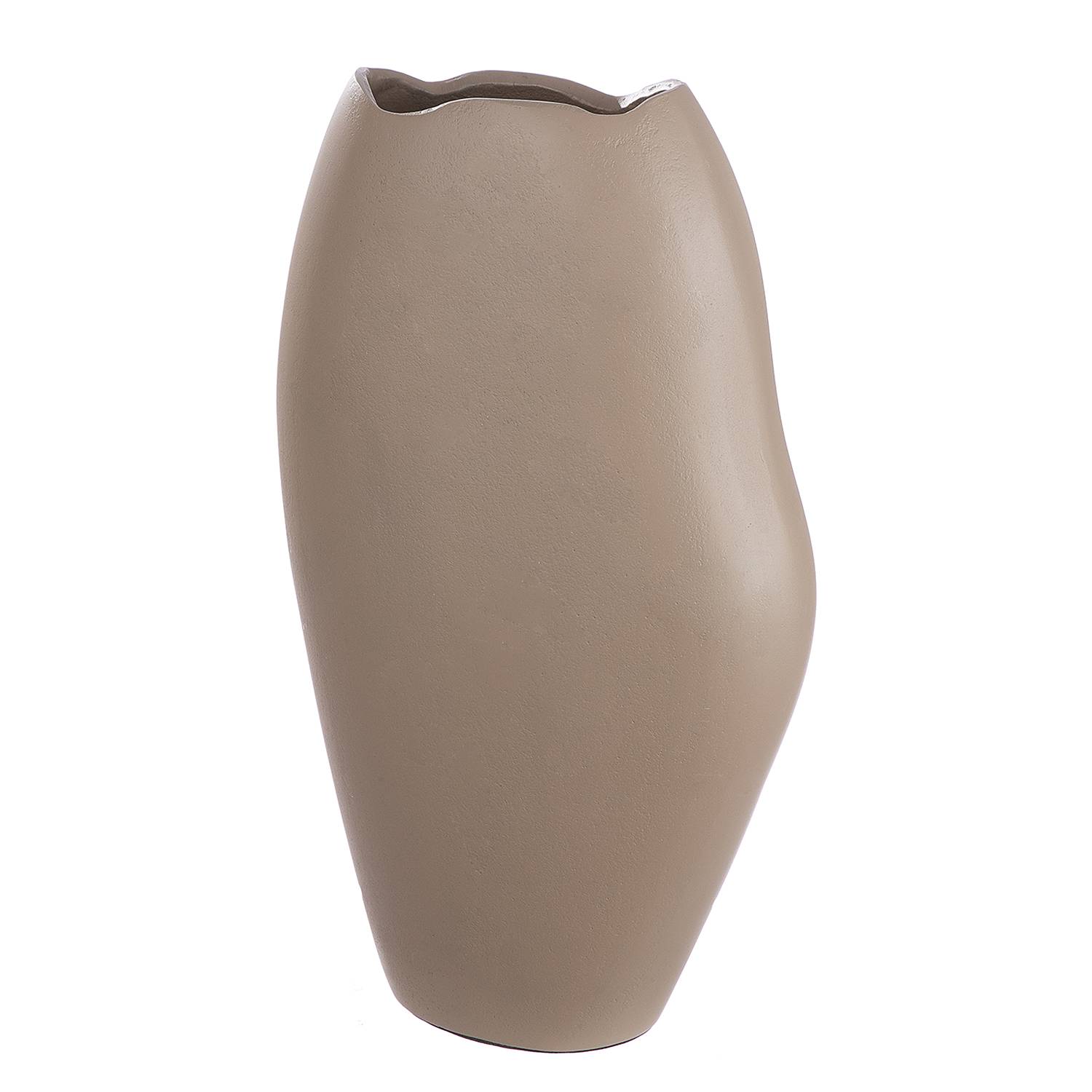 Vase Helena Aluminium Braun