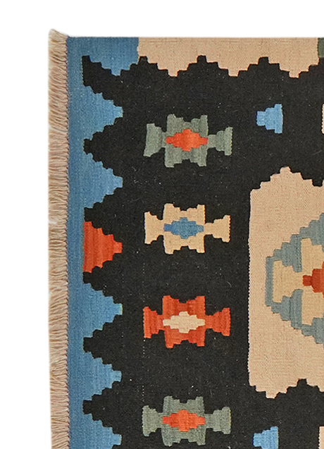 Kilim Gashgai Teppich Mehrfarbig
