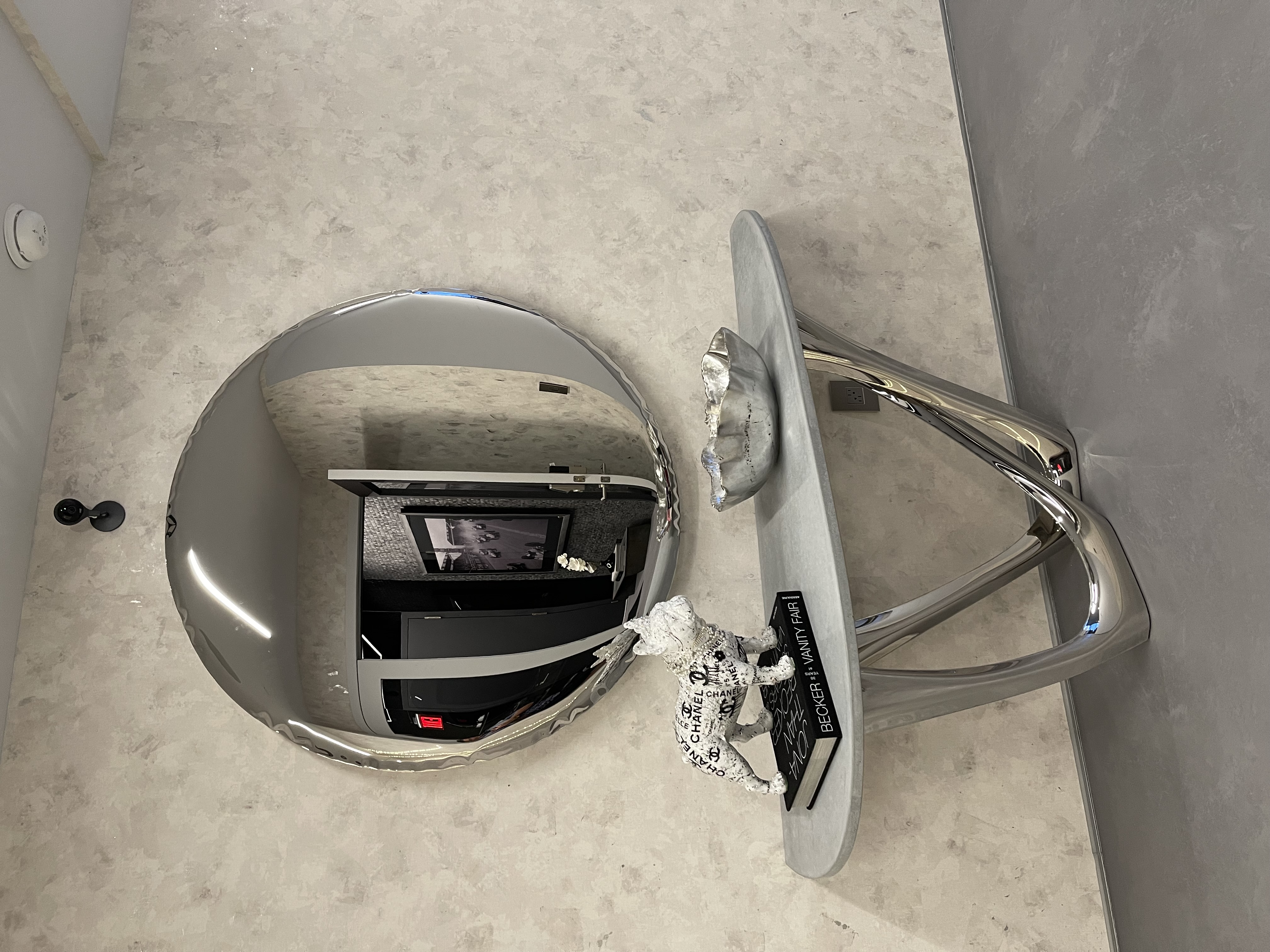 OKO Specchio 1500 Acciaio Inossidabile Inox Lucidato Argento