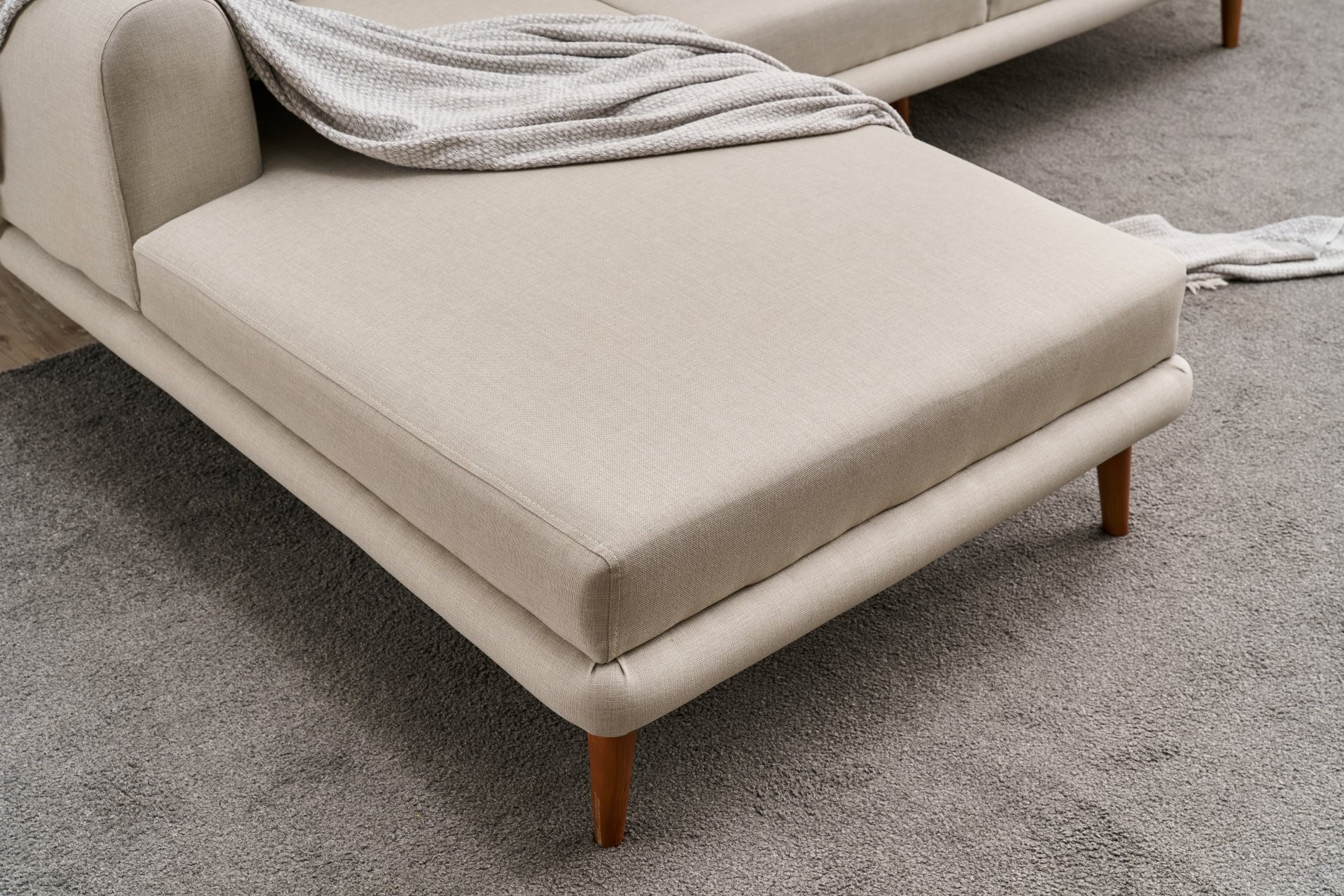 Seren Sofa Récamiere Links Creme