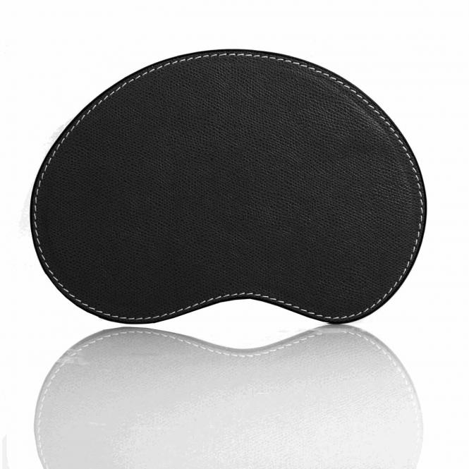 Mousepad Leder Schwarz