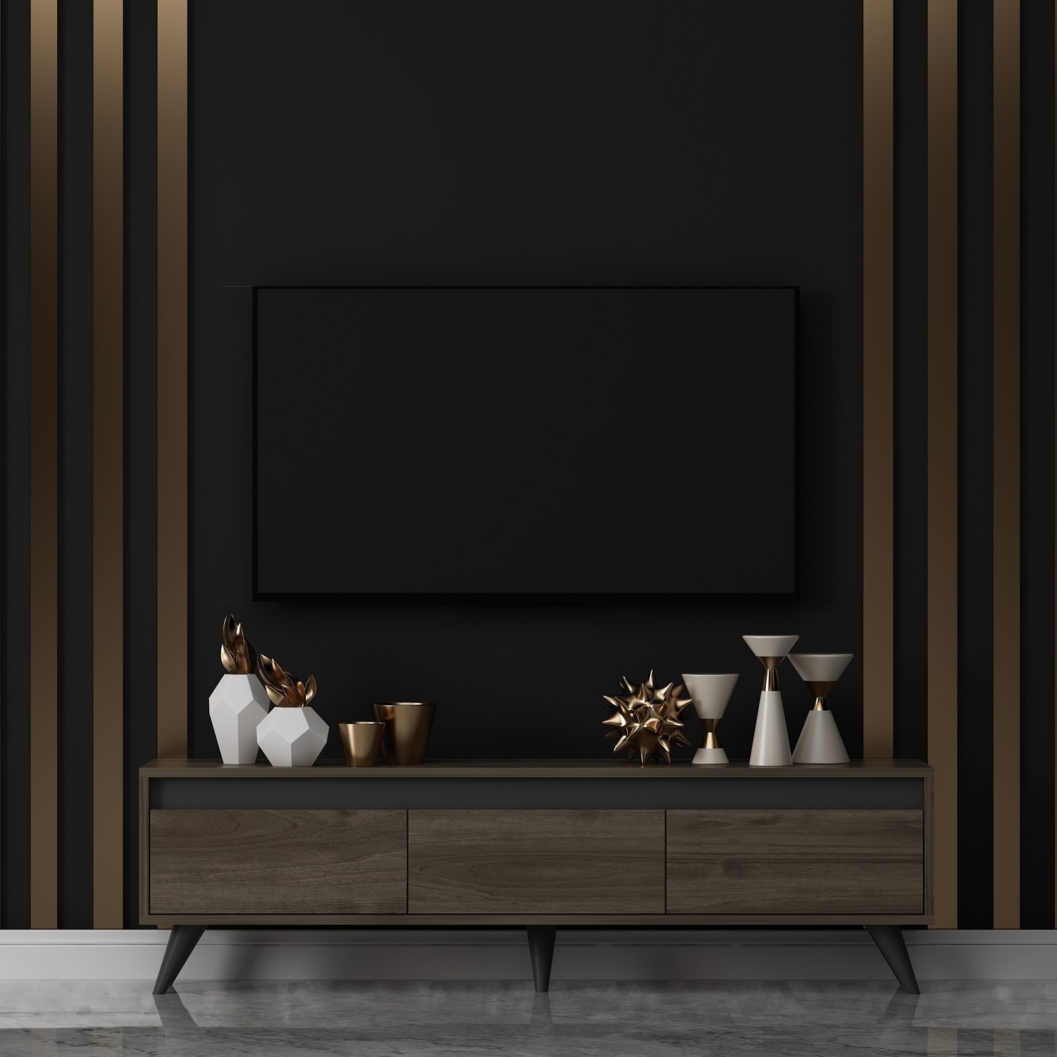 Century Lowboard Wood Veneer