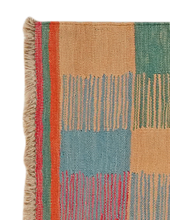 Kelim Gashgai Carpet Wool Multicolored