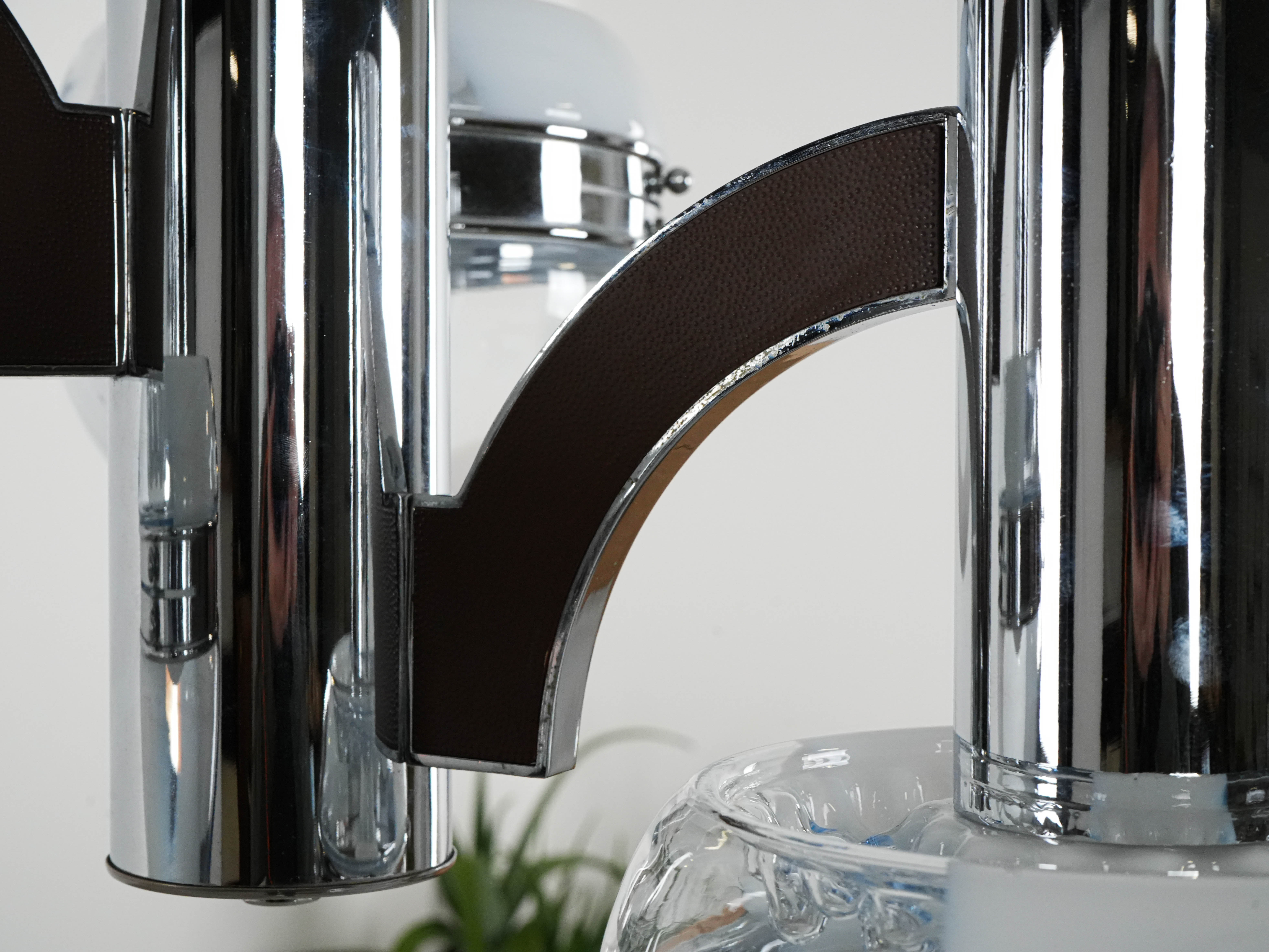 Space Age Kronleuchter Muranoglas 1970er Jahre