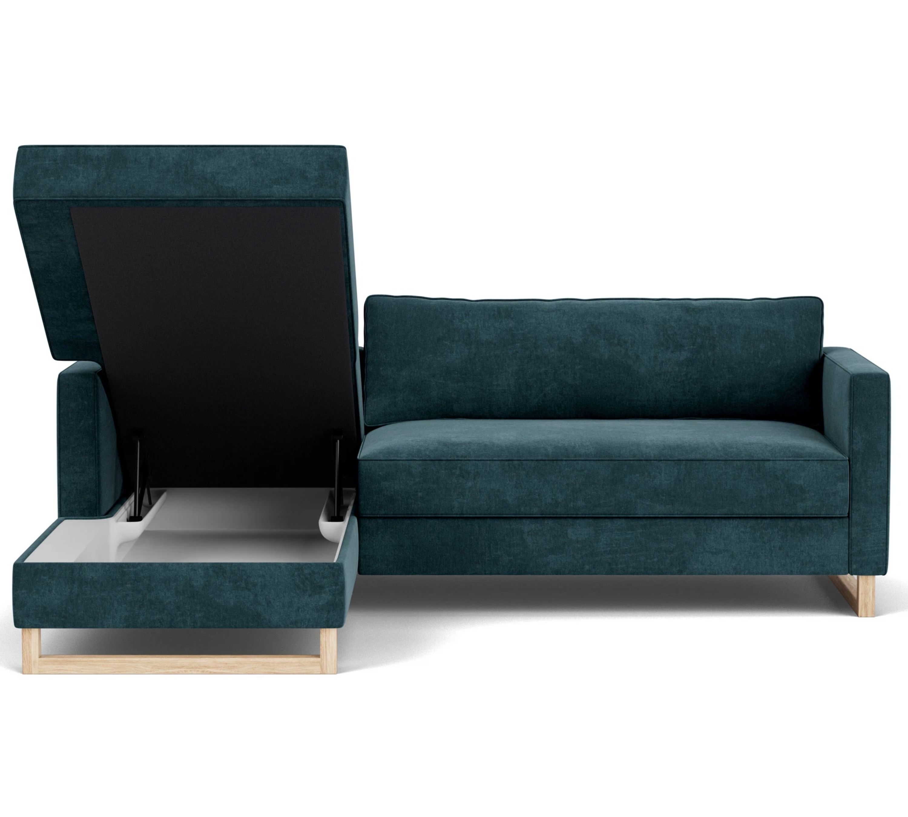 Madison Schlafsofa Récamiere Links Danny Dusty Blue