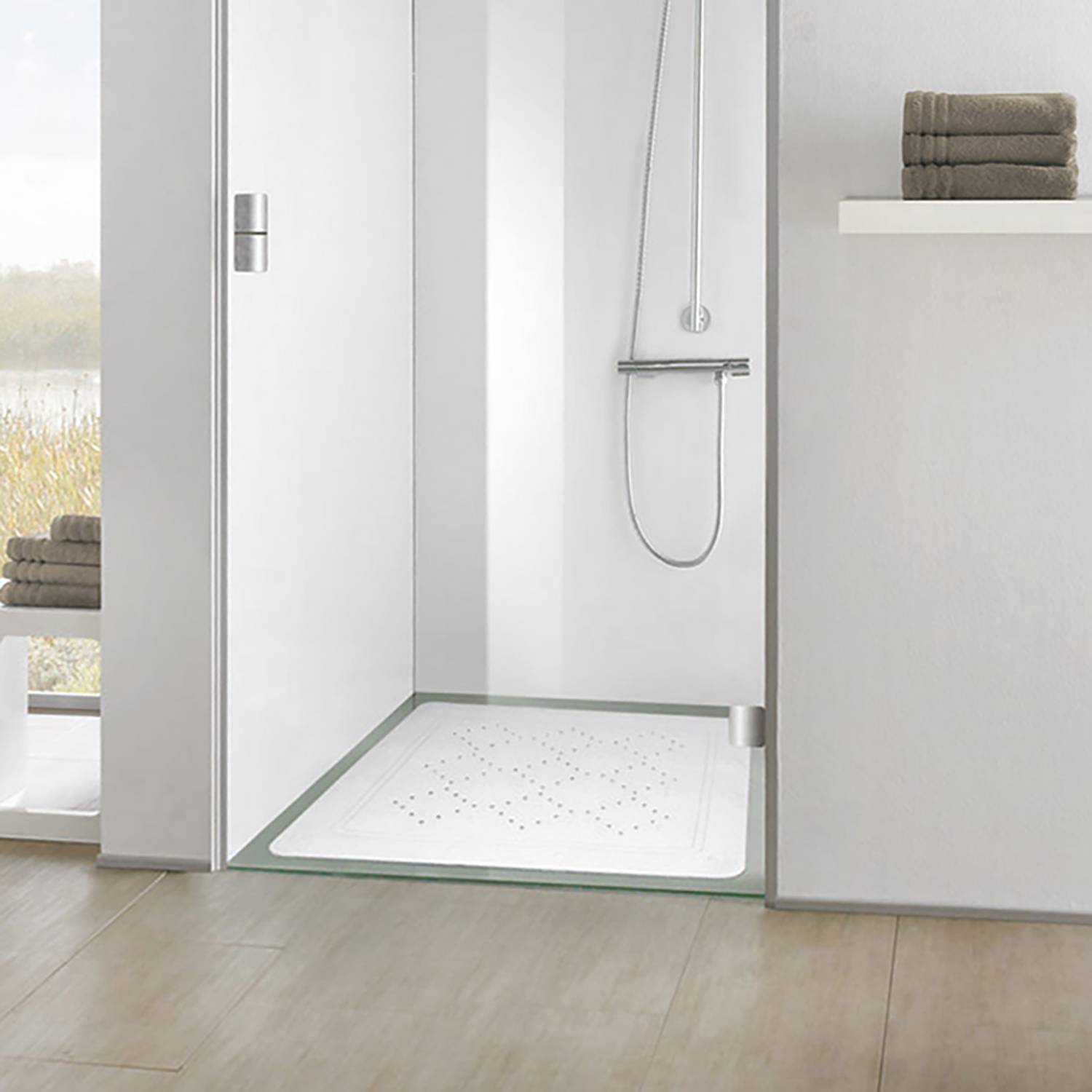 Duscheinlage Casablanca Kunststoff Weiß