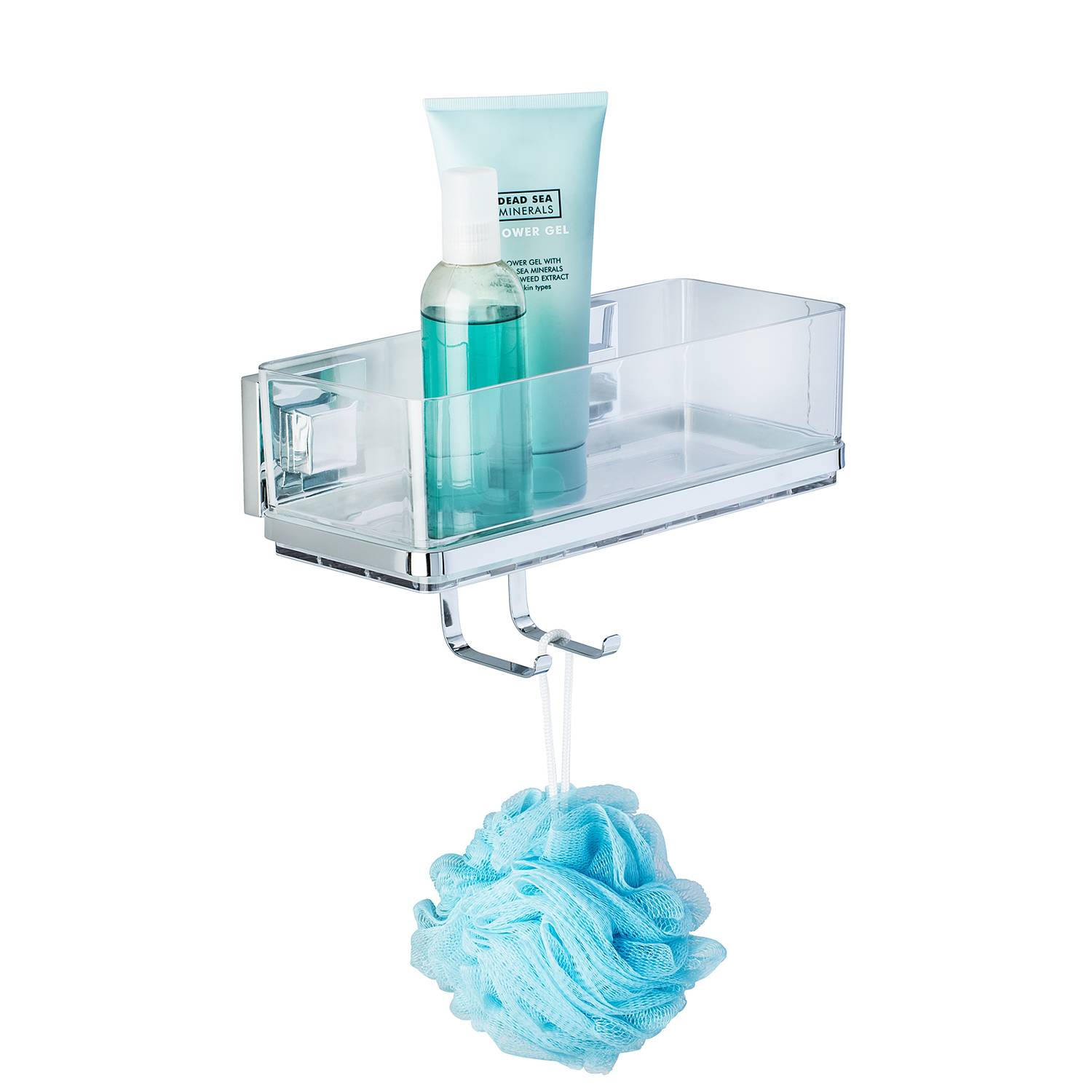 Vacuum-Loc Quadro II Wandablage Edelstahl Rostfrei