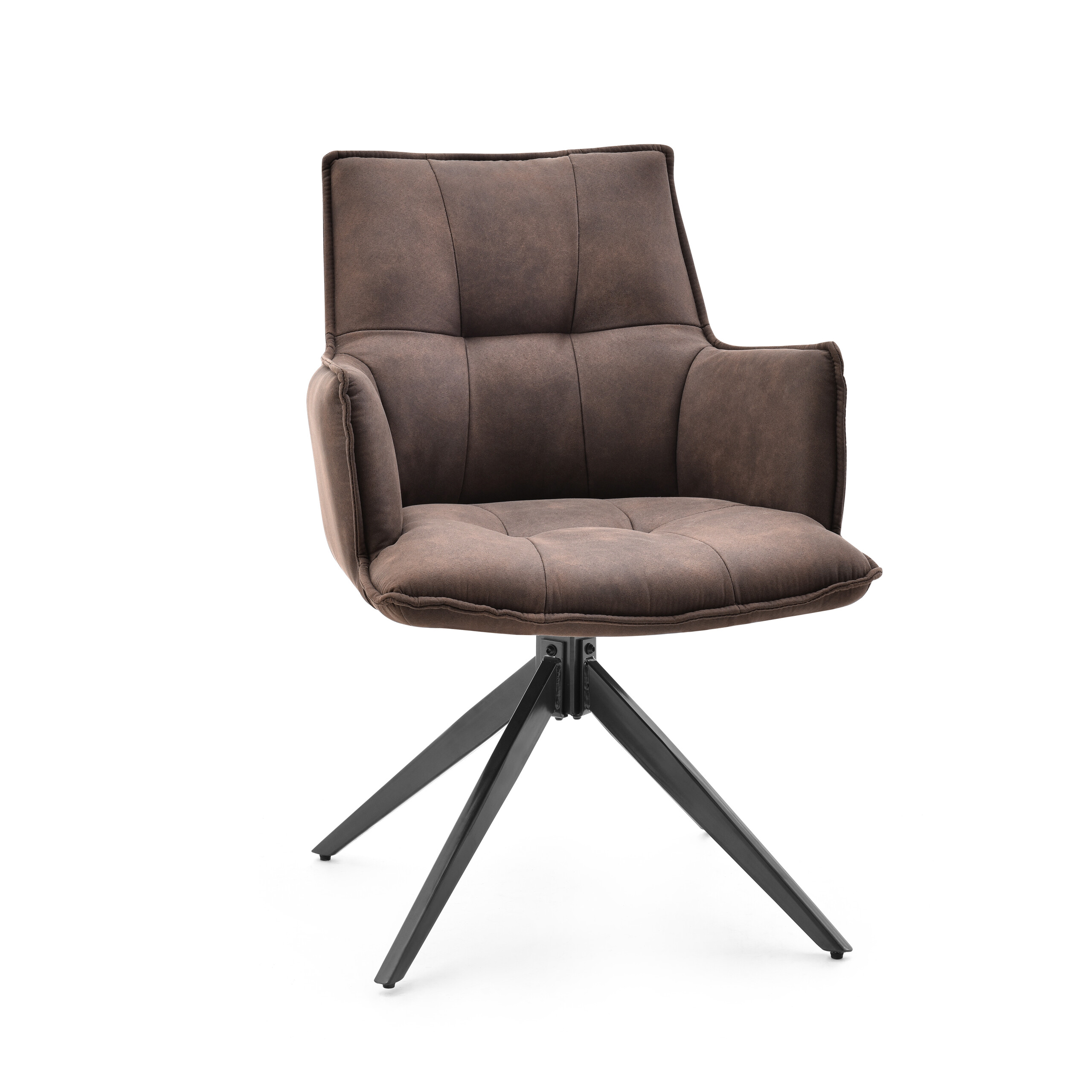 Tavaro Dining Chair Fabric Brown