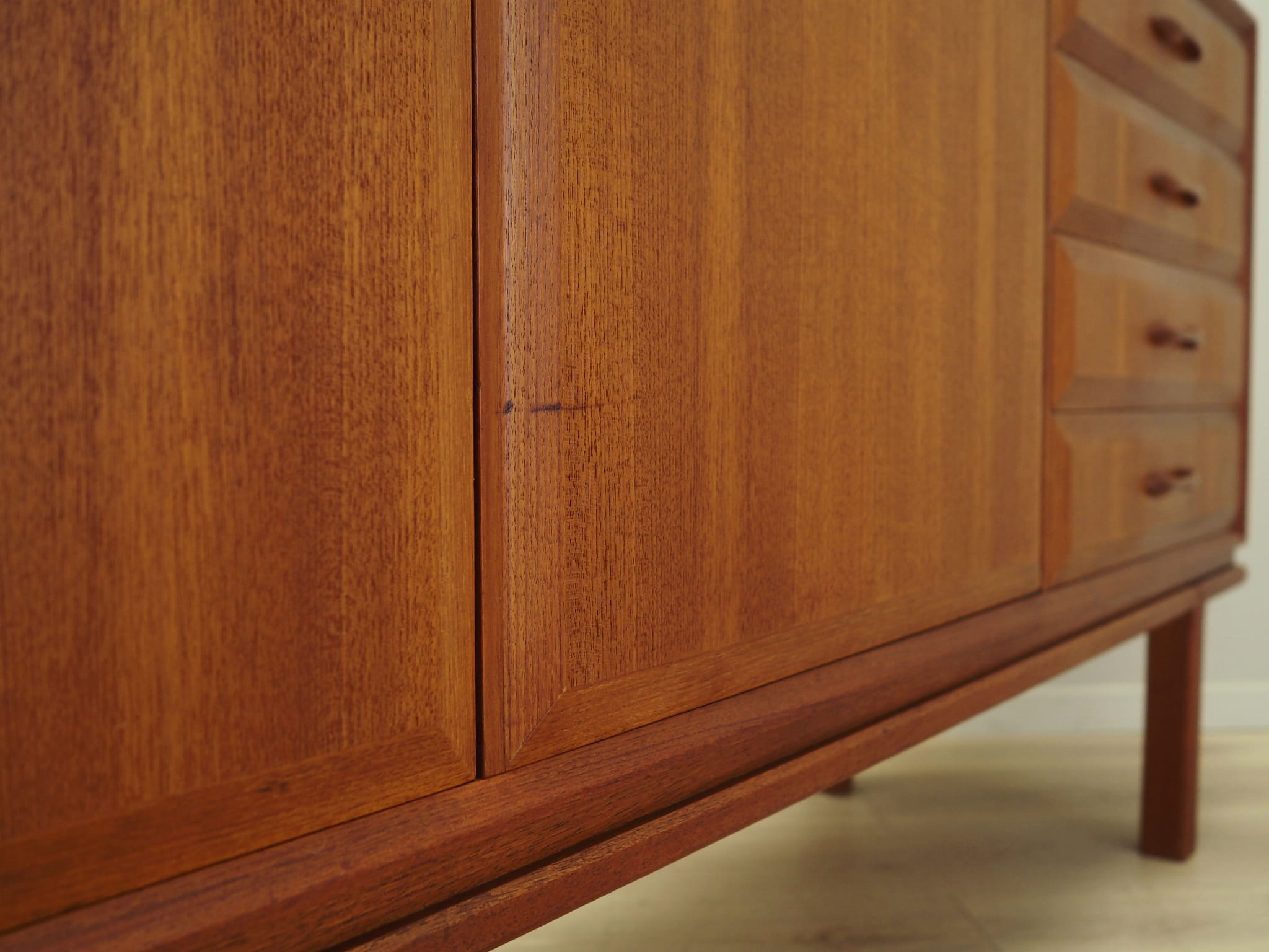 Vintage Sideboard Teak Wood Brown 1960s