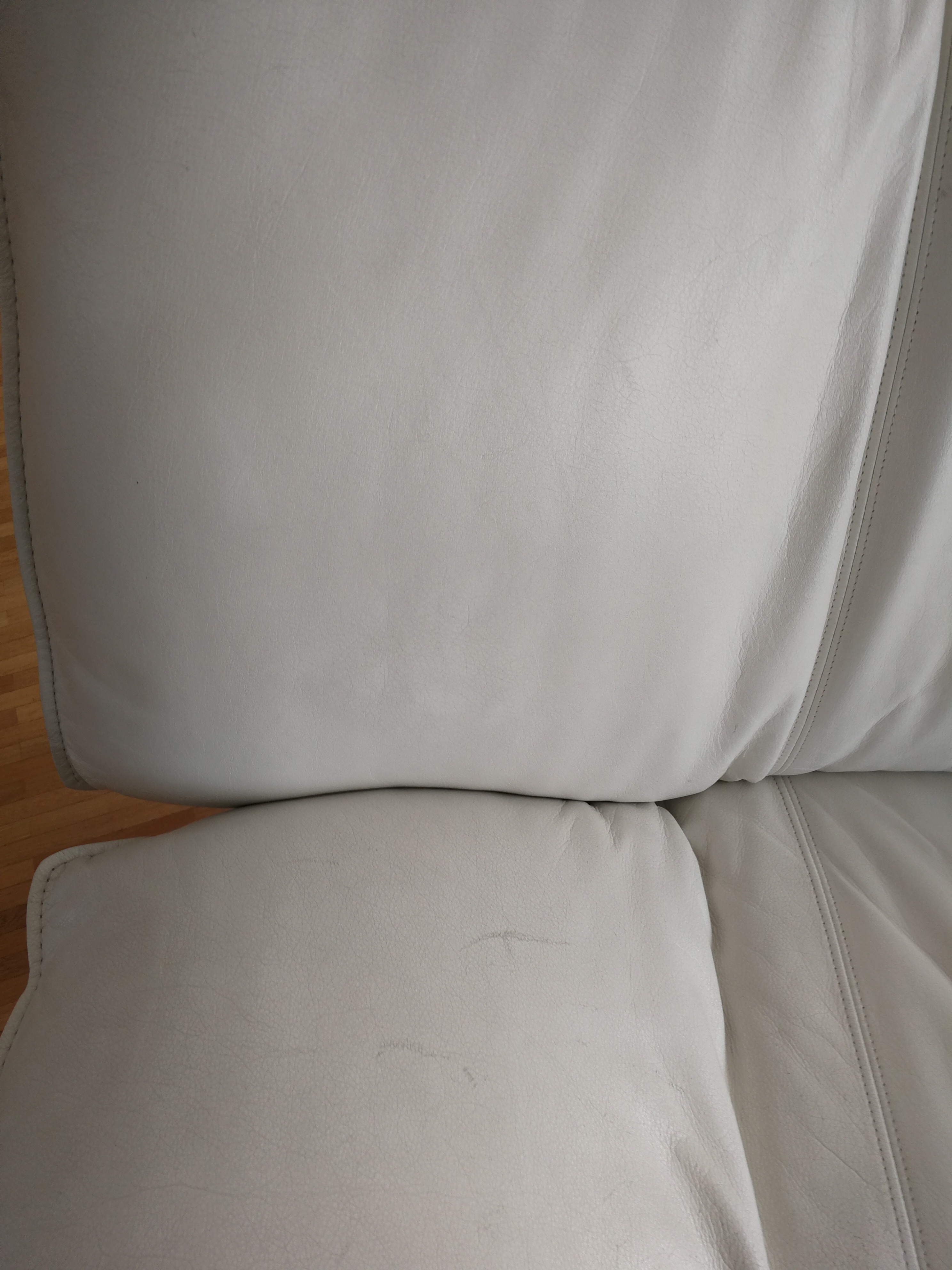 Tango Sofa 2-Sitzer Leder Weiß