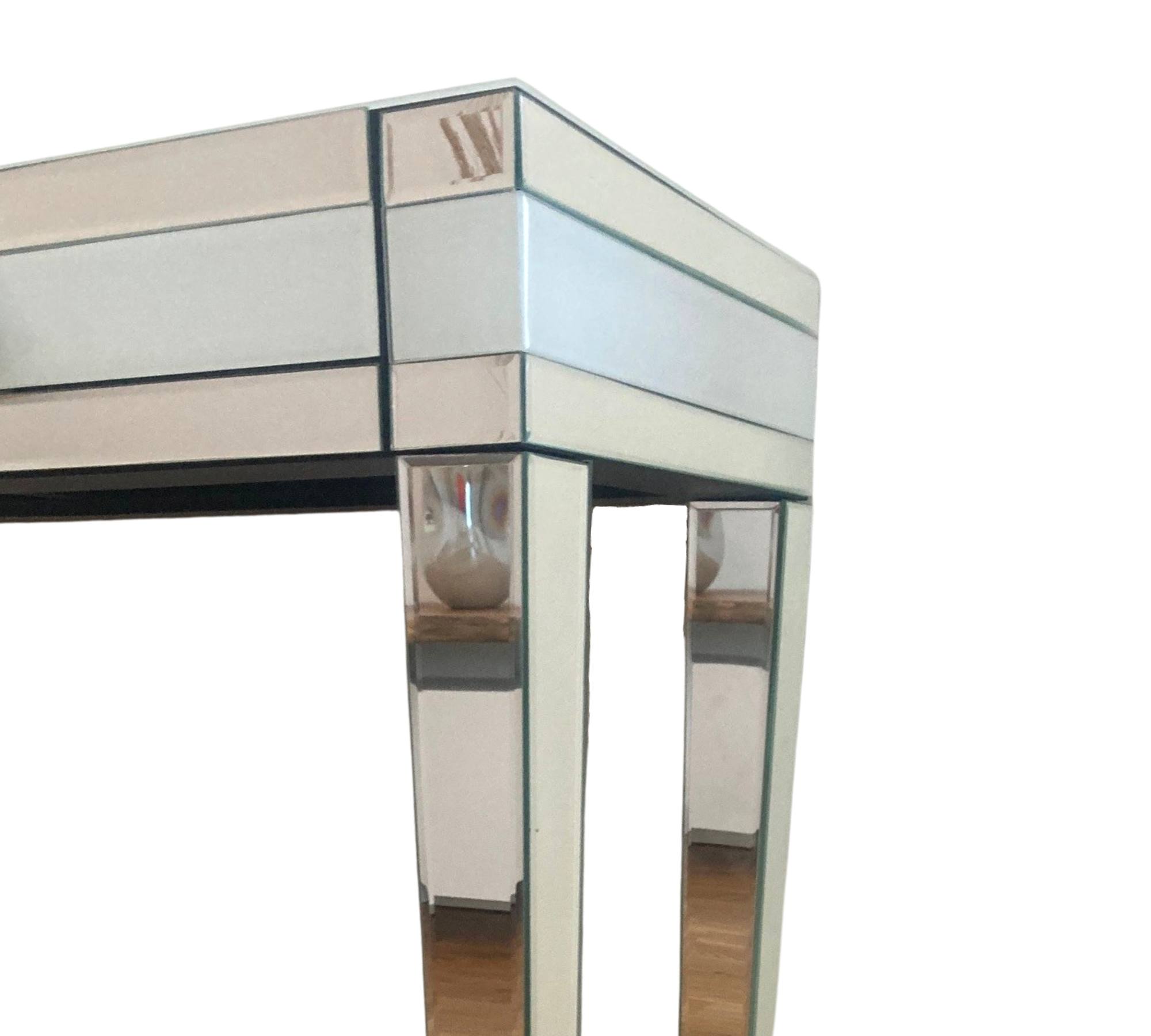 Sideboard Verspiegelt Glas Weiß