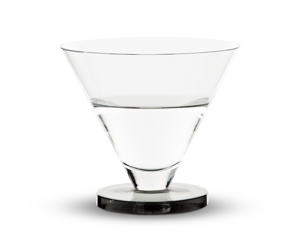 Puck Cocktail Glass 2-piece Set Transparent