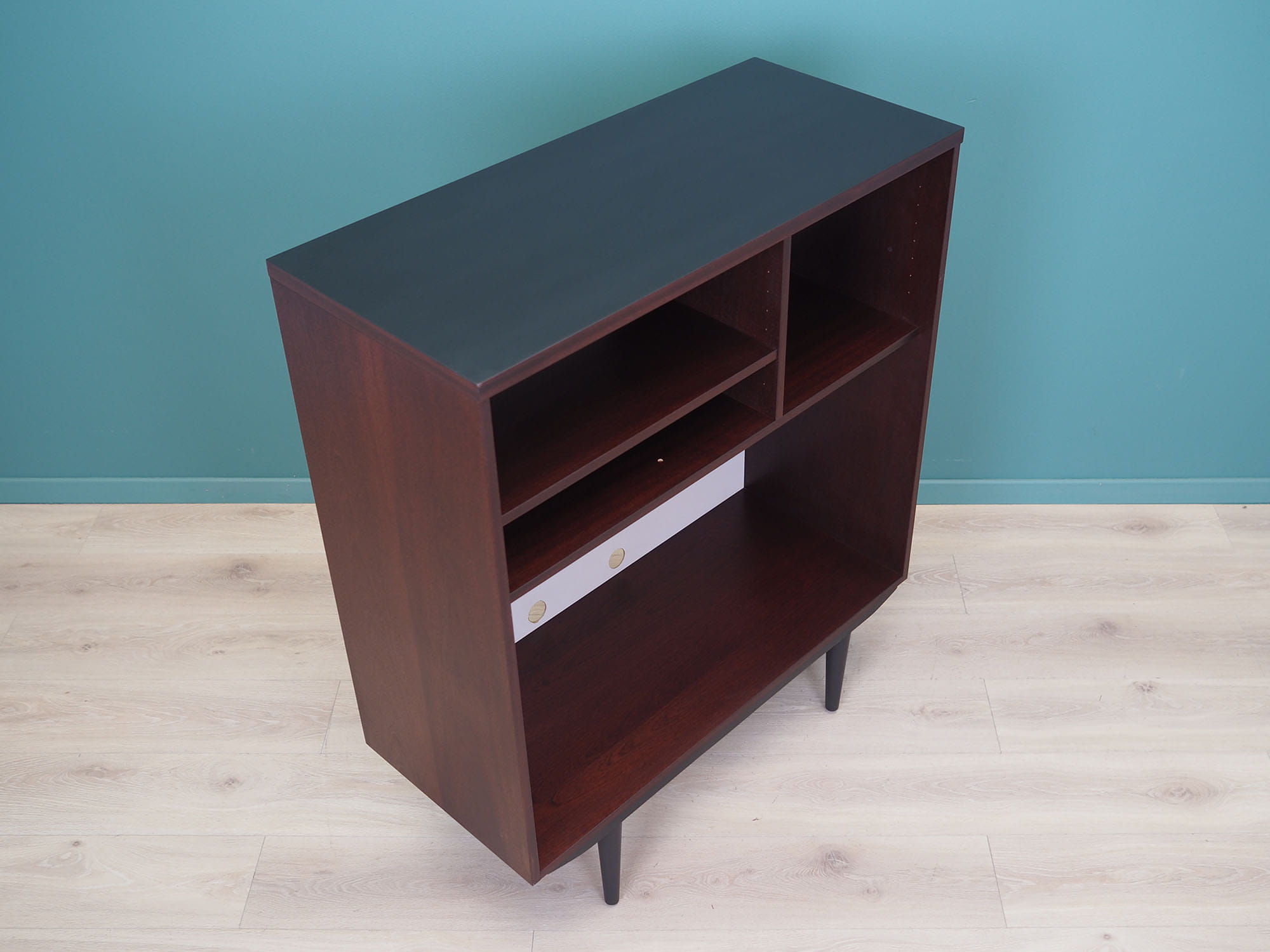 Mahogany Büucherregal 1960 Jahre