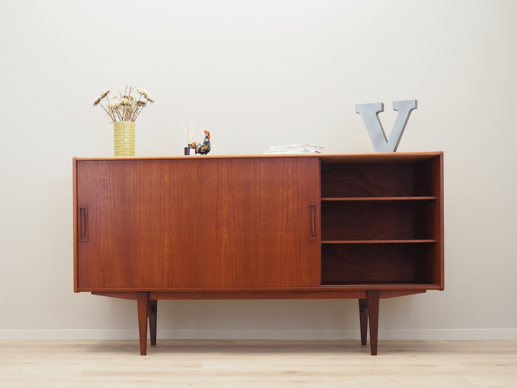 Vintage sideboard teak brown 1960s