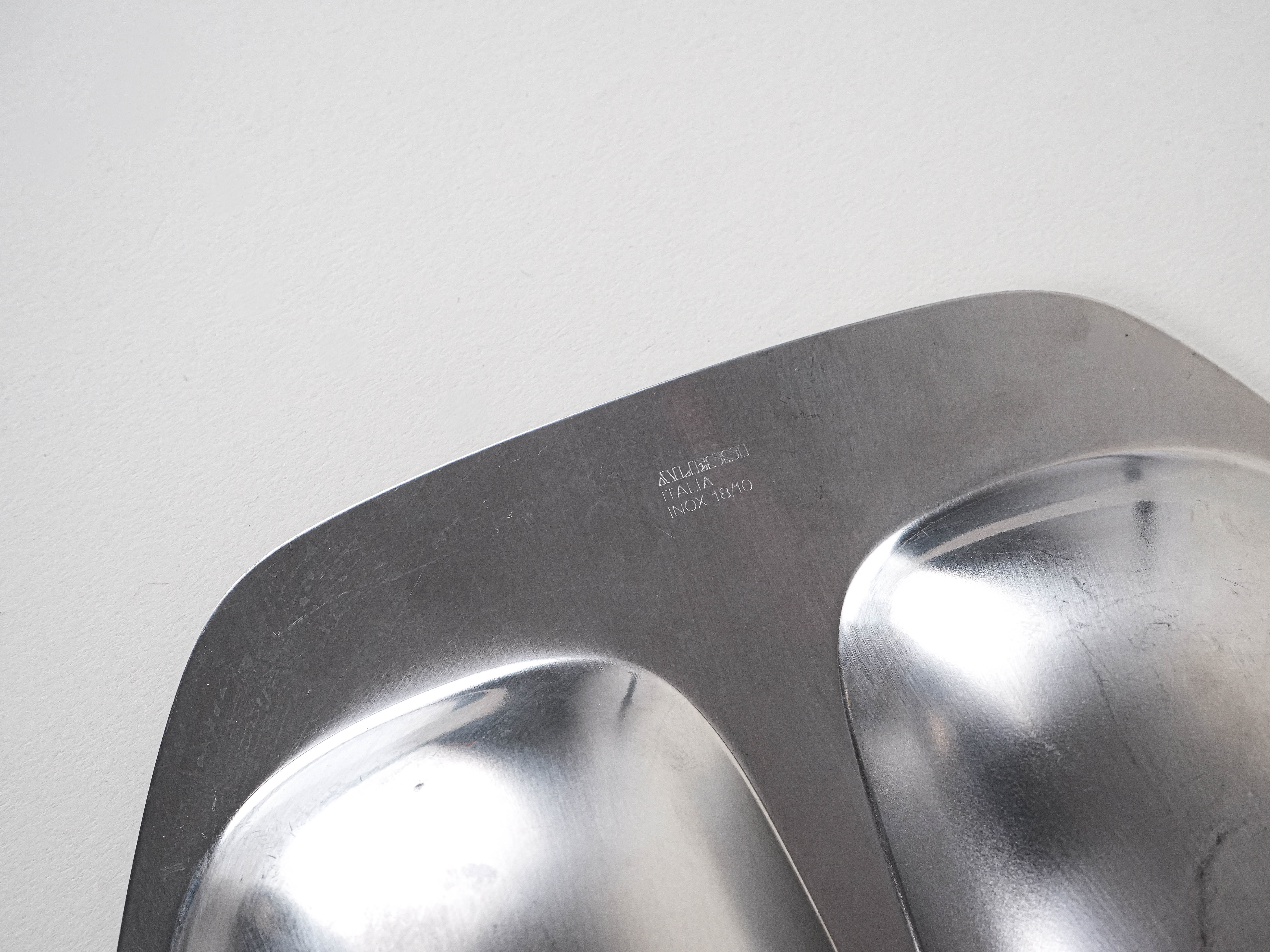 Vorspeisen Servierplatte Silber