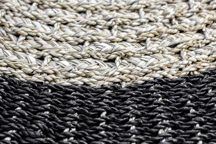 Malibu Fußmatte Raffia Seegras ø100cm