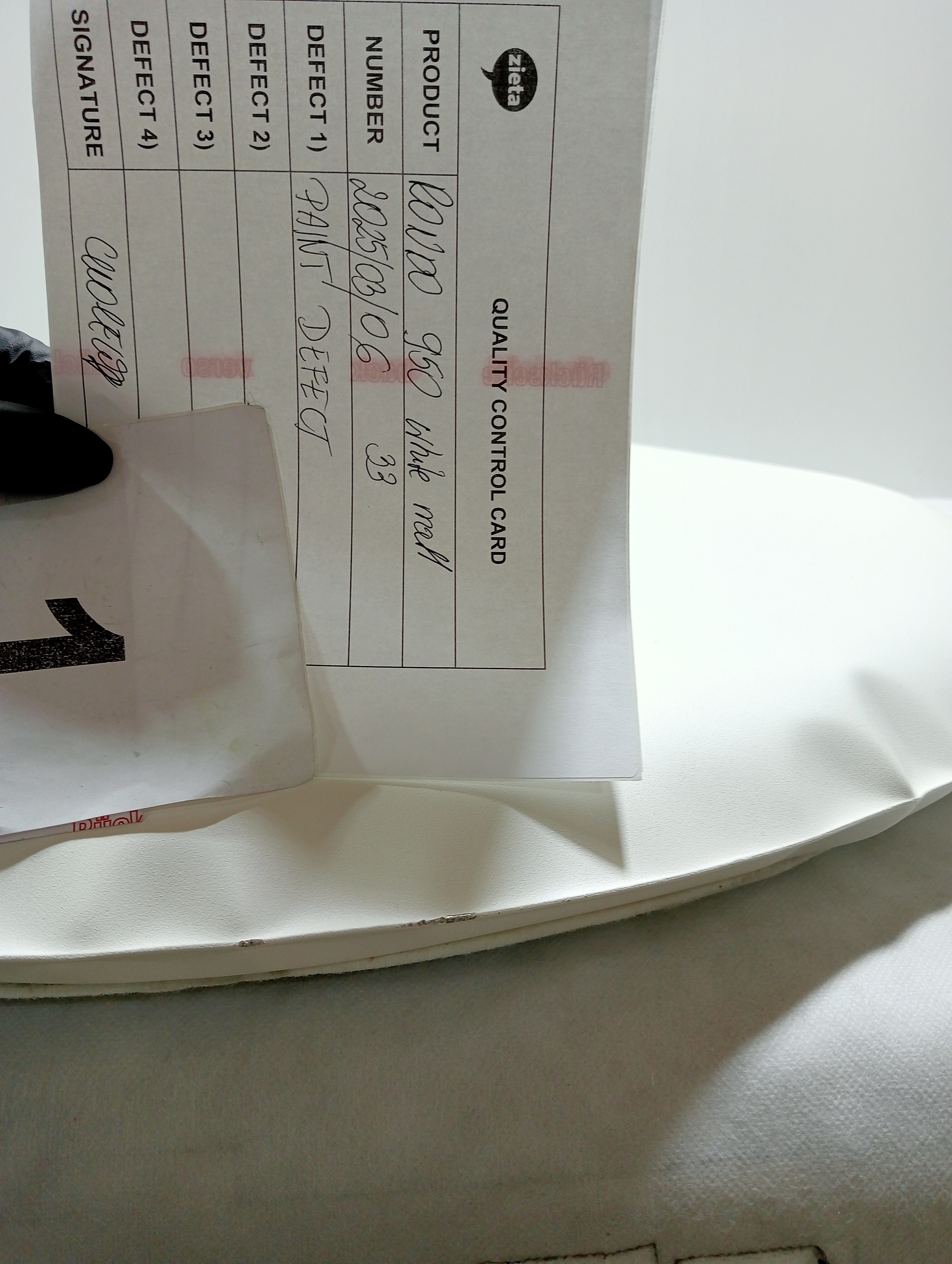 Rondo Spiegel 950  Edelstahl Candy Weiß Matt