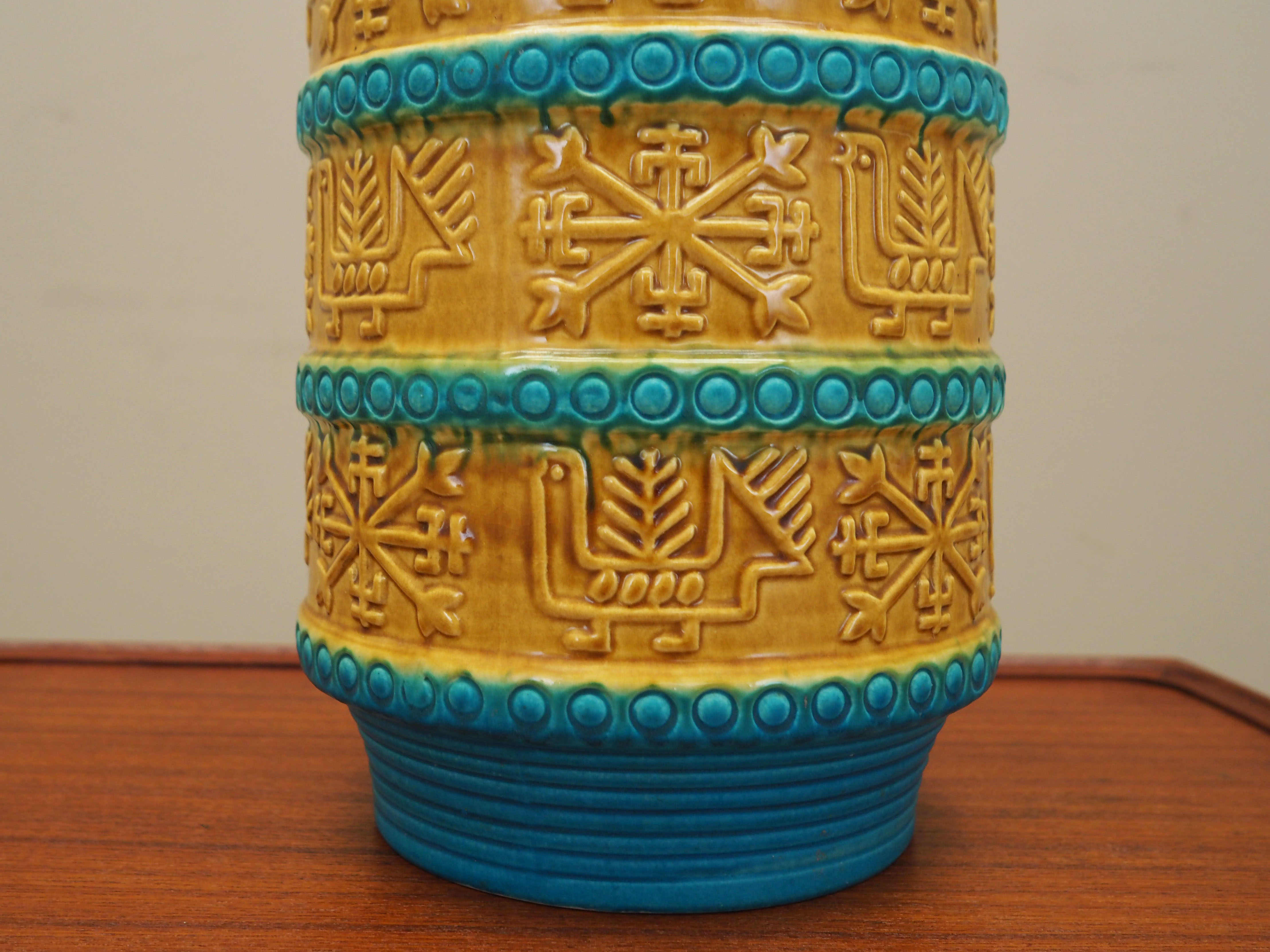 Vase Keramik 1960er Jahre