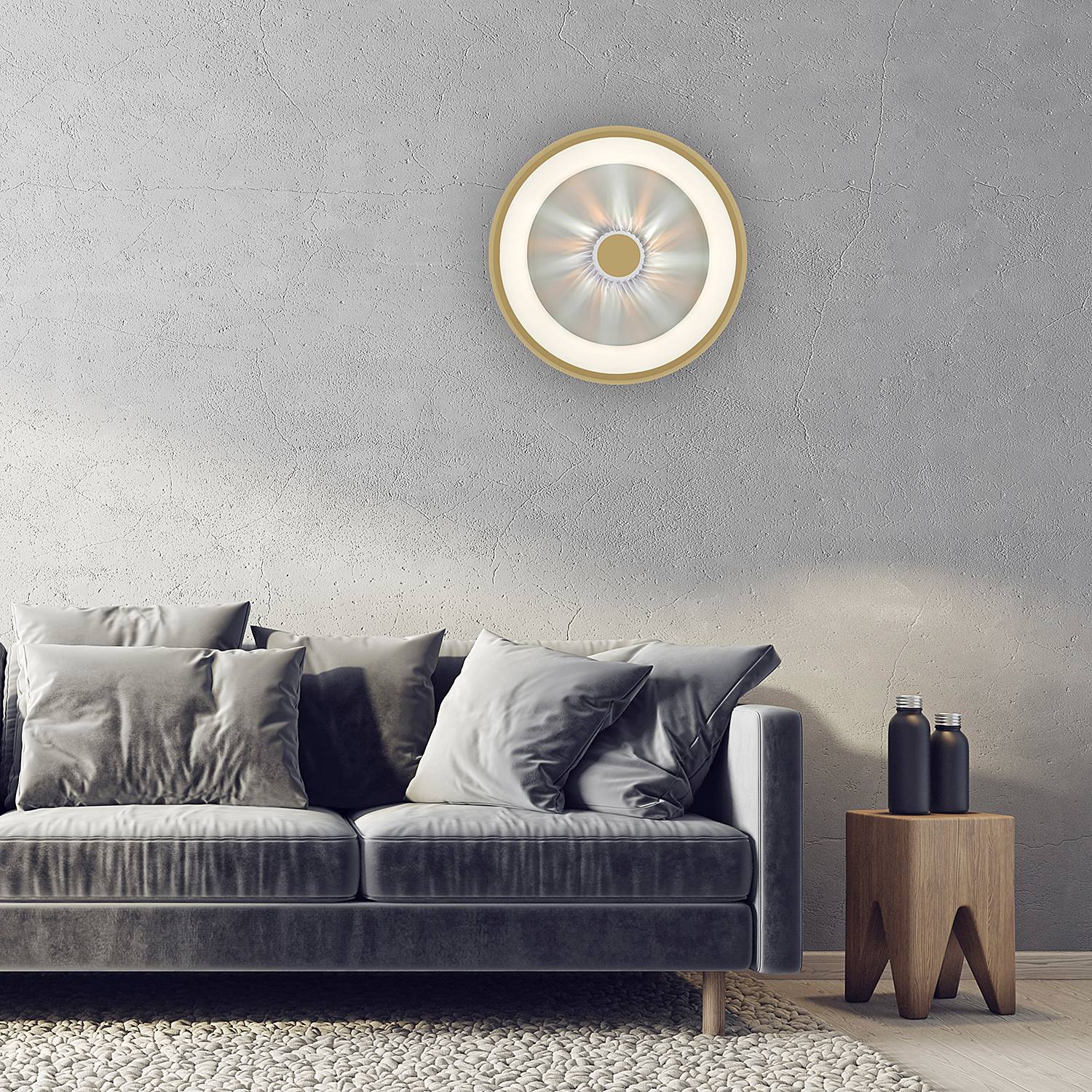 Vertigo Typ B LED-Deckenleuchte Aluminium Eisen