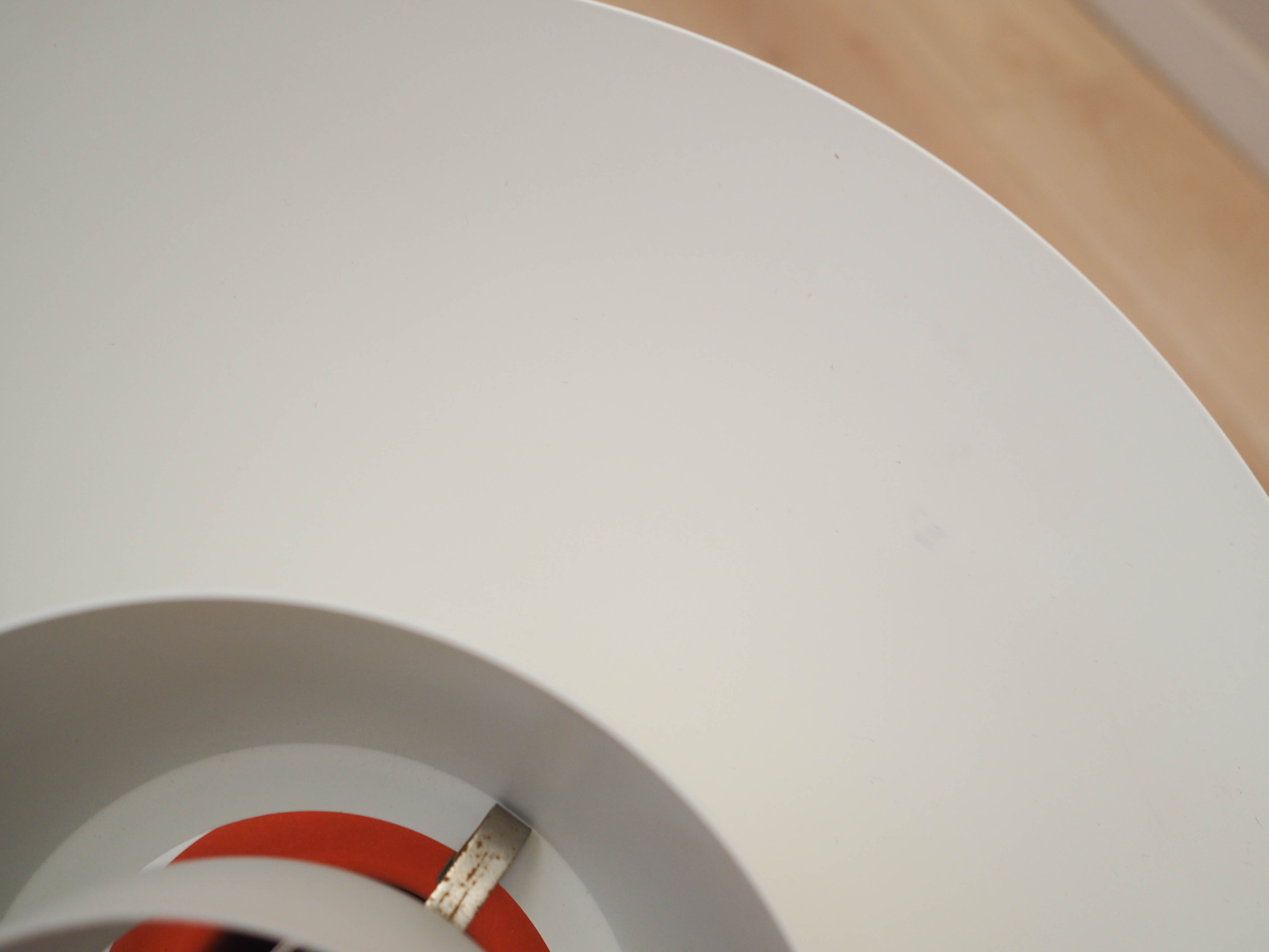 Hängelampe Weiß 1960er Jahre