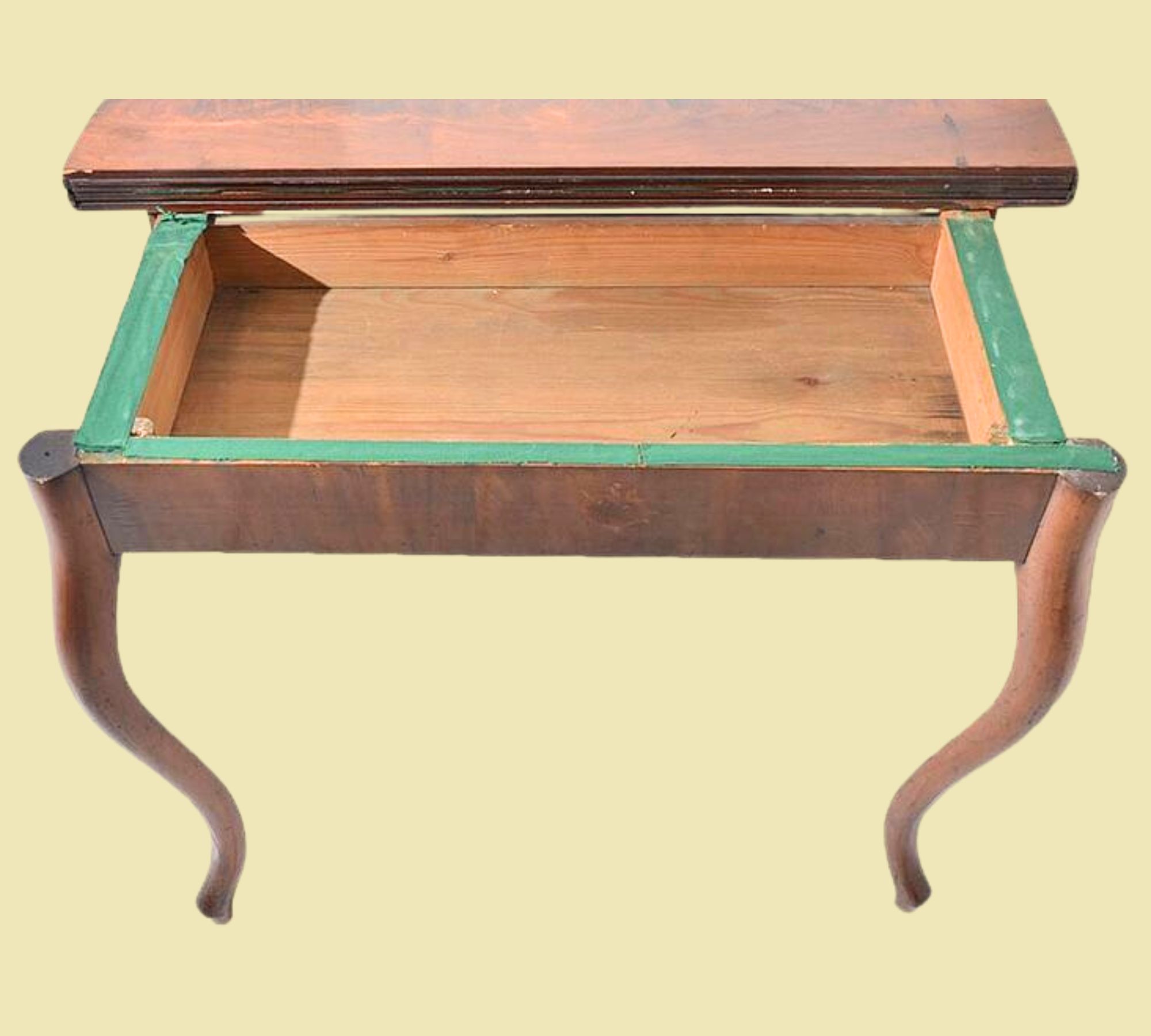 Antiker Beistelltisch Louis Philippe Mahagoni Braun