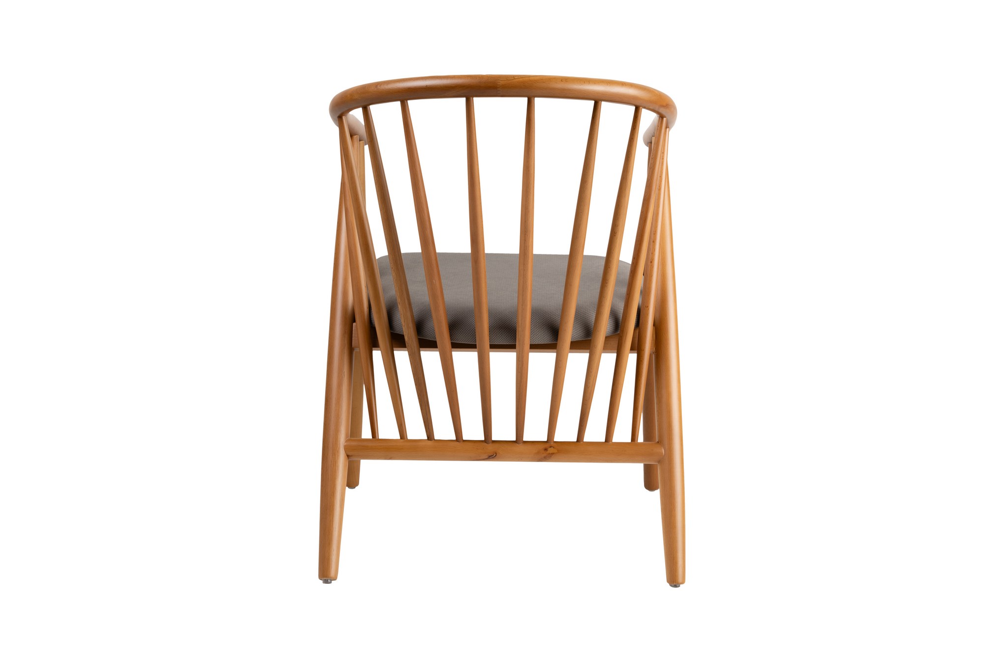 Doris Armchair Wood Veneer Grey