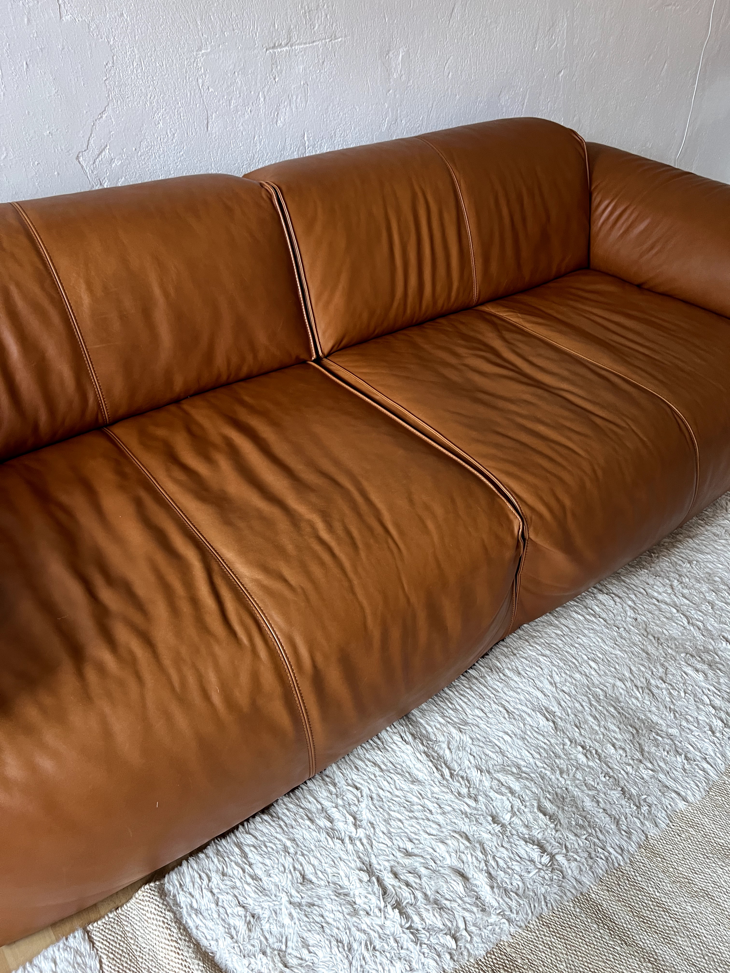 Sofa Hudson II Echtleder Braun