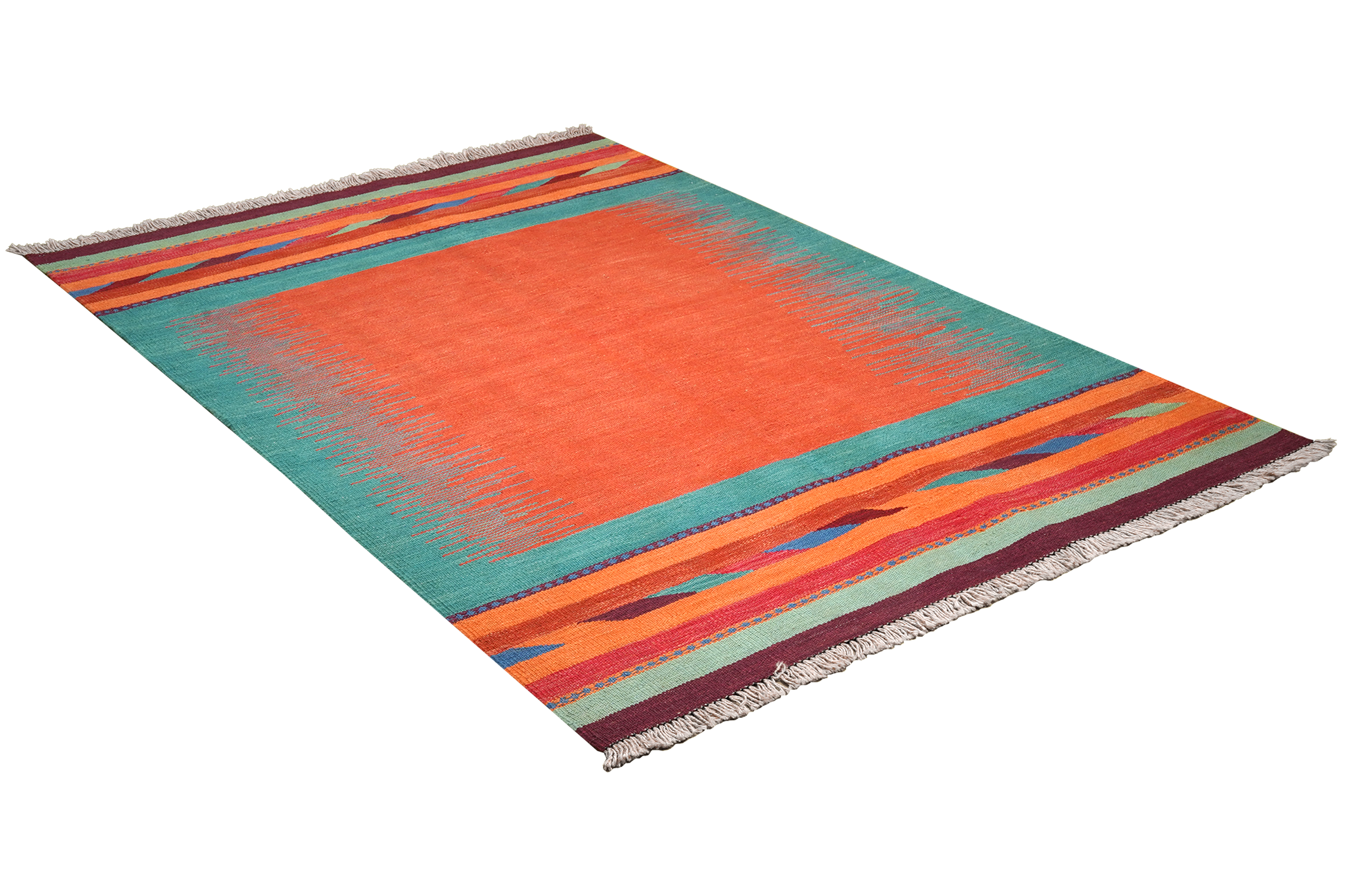 Kilim Gashgai Teppich Mehrfarbig