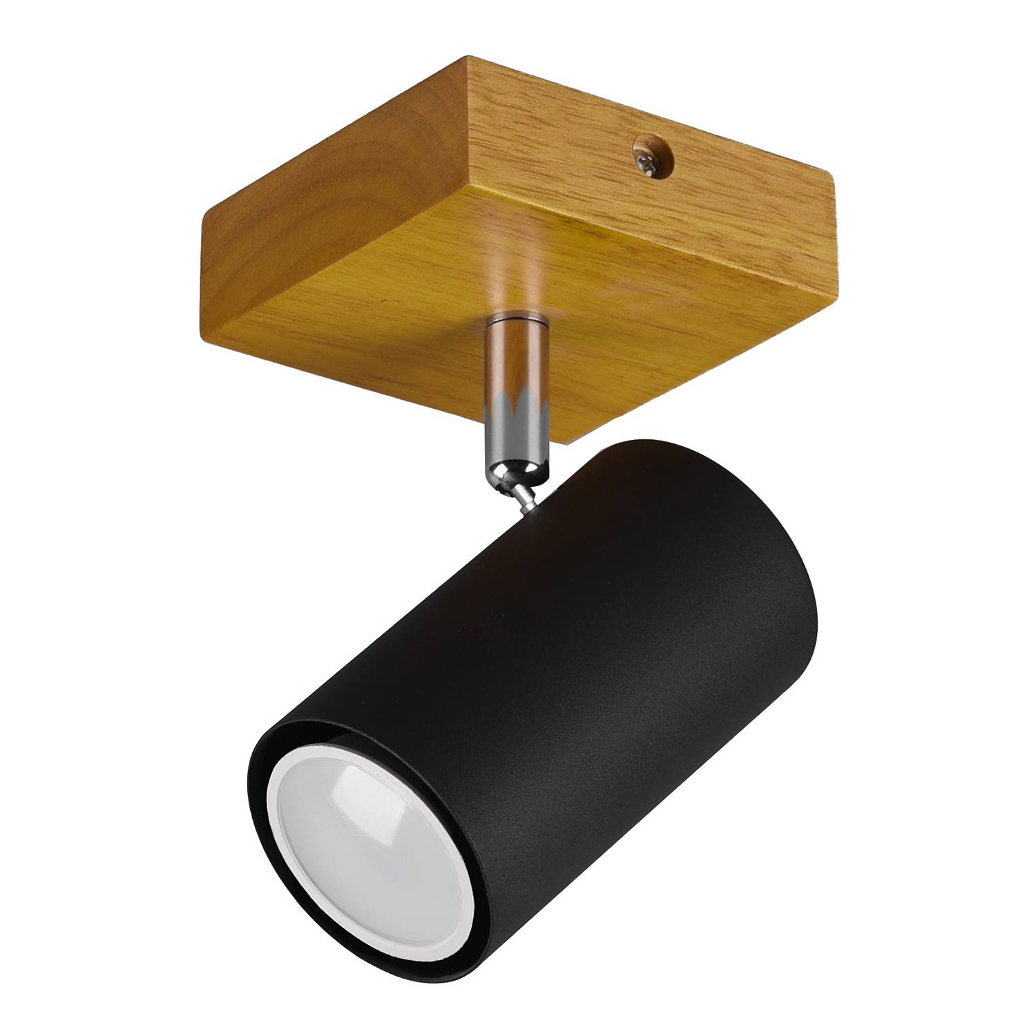 Marley I Ceiling lamp iron oak 1-light