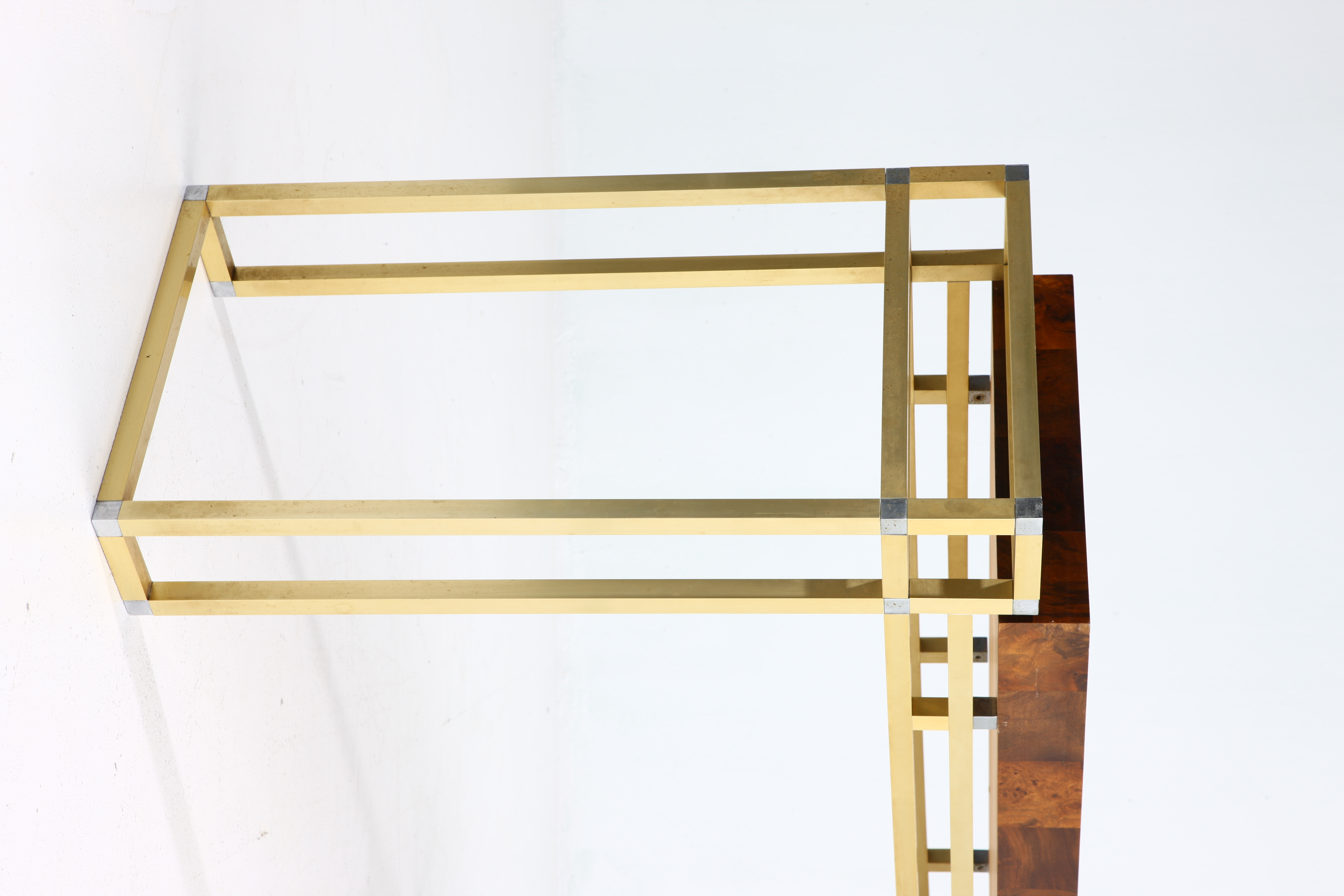 Console table brass 1970s